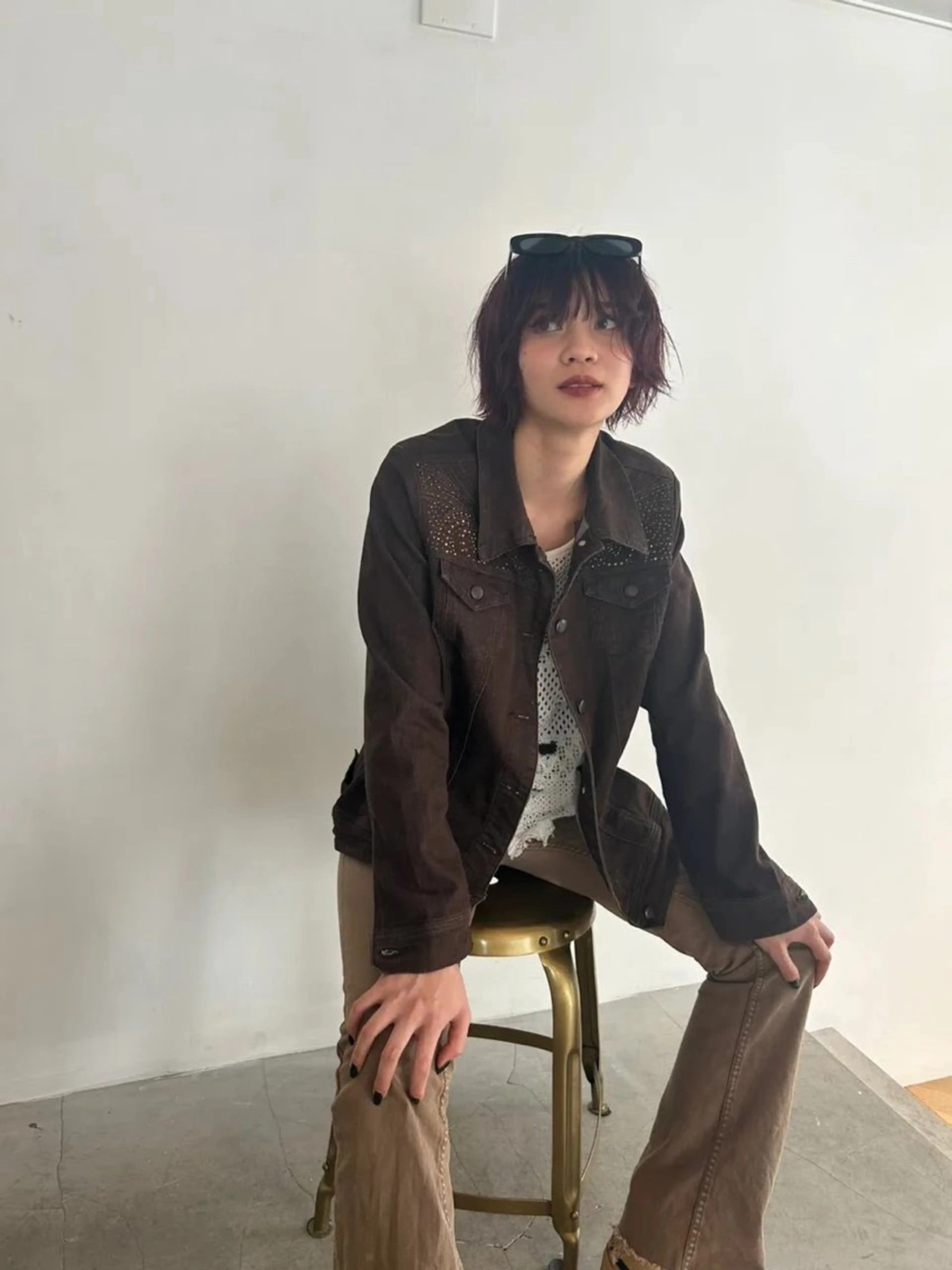 カラー かがやしづ ⭐️ハイトーンのヘアスタイル