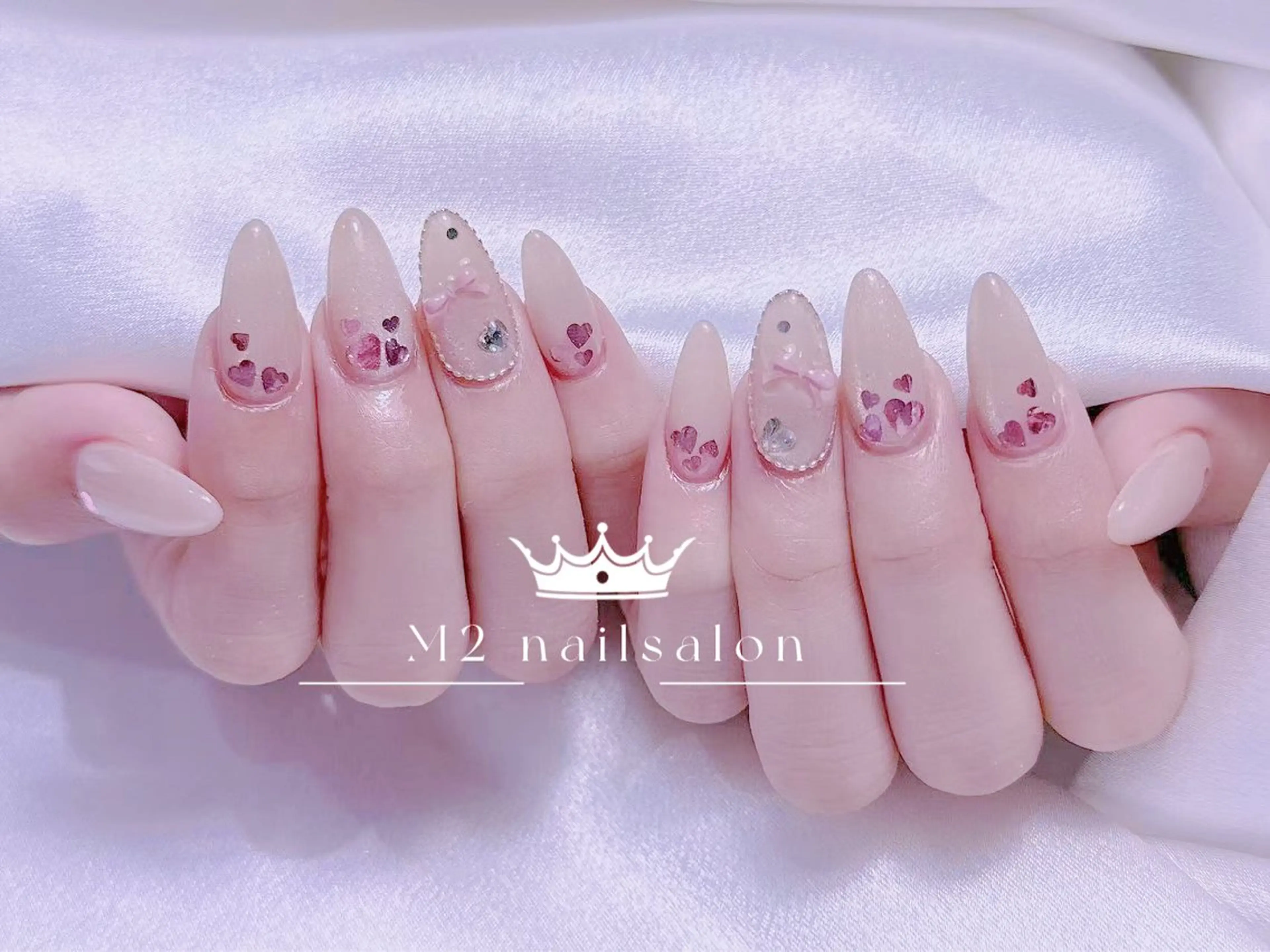 ネイル ハンドネイル 長さだし専門店 M2　rikaのネイルデザイン