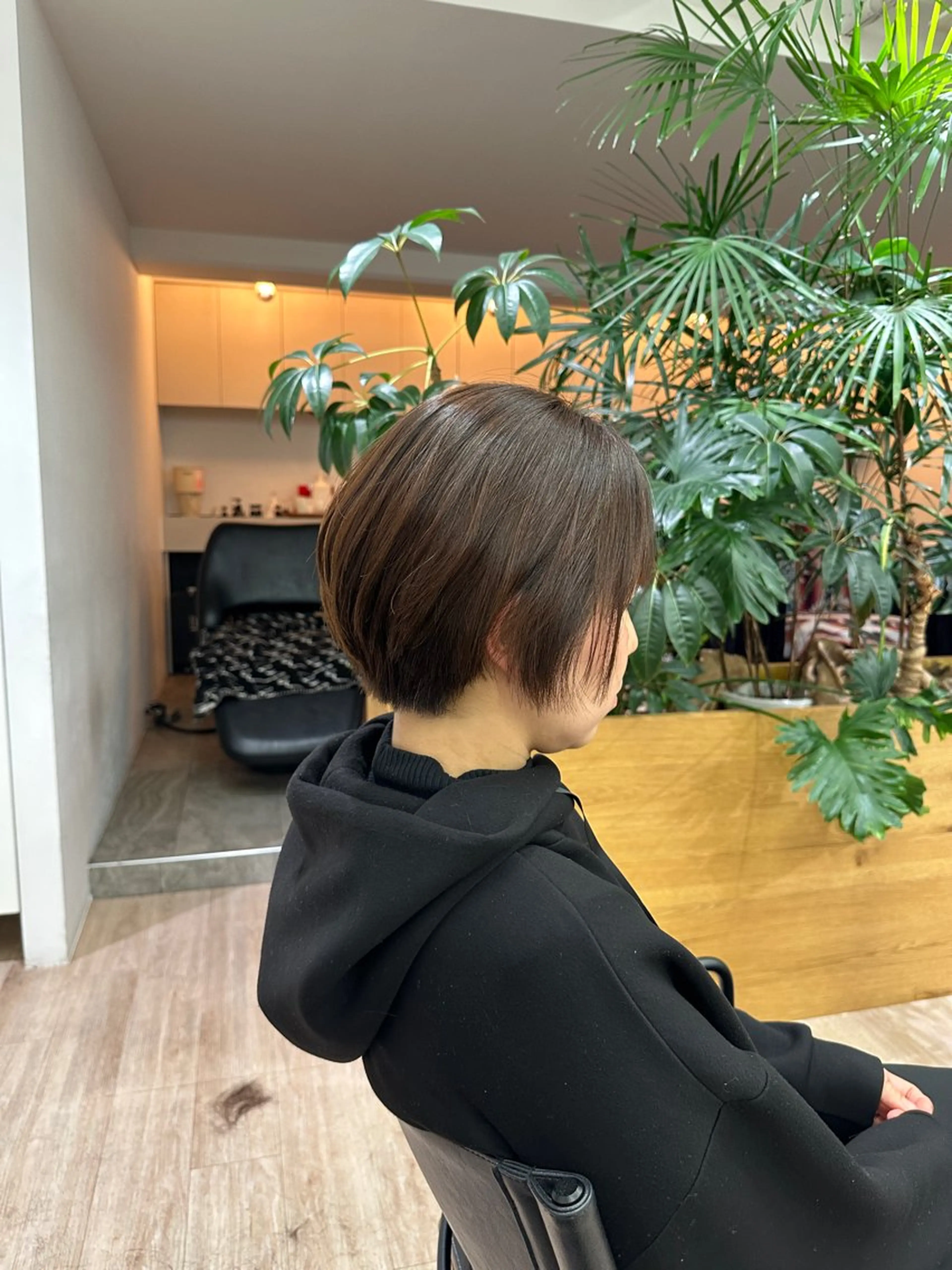 ショート 切りっぱなし/髪質 改善矯正/さやか🫧のヘアスタイル