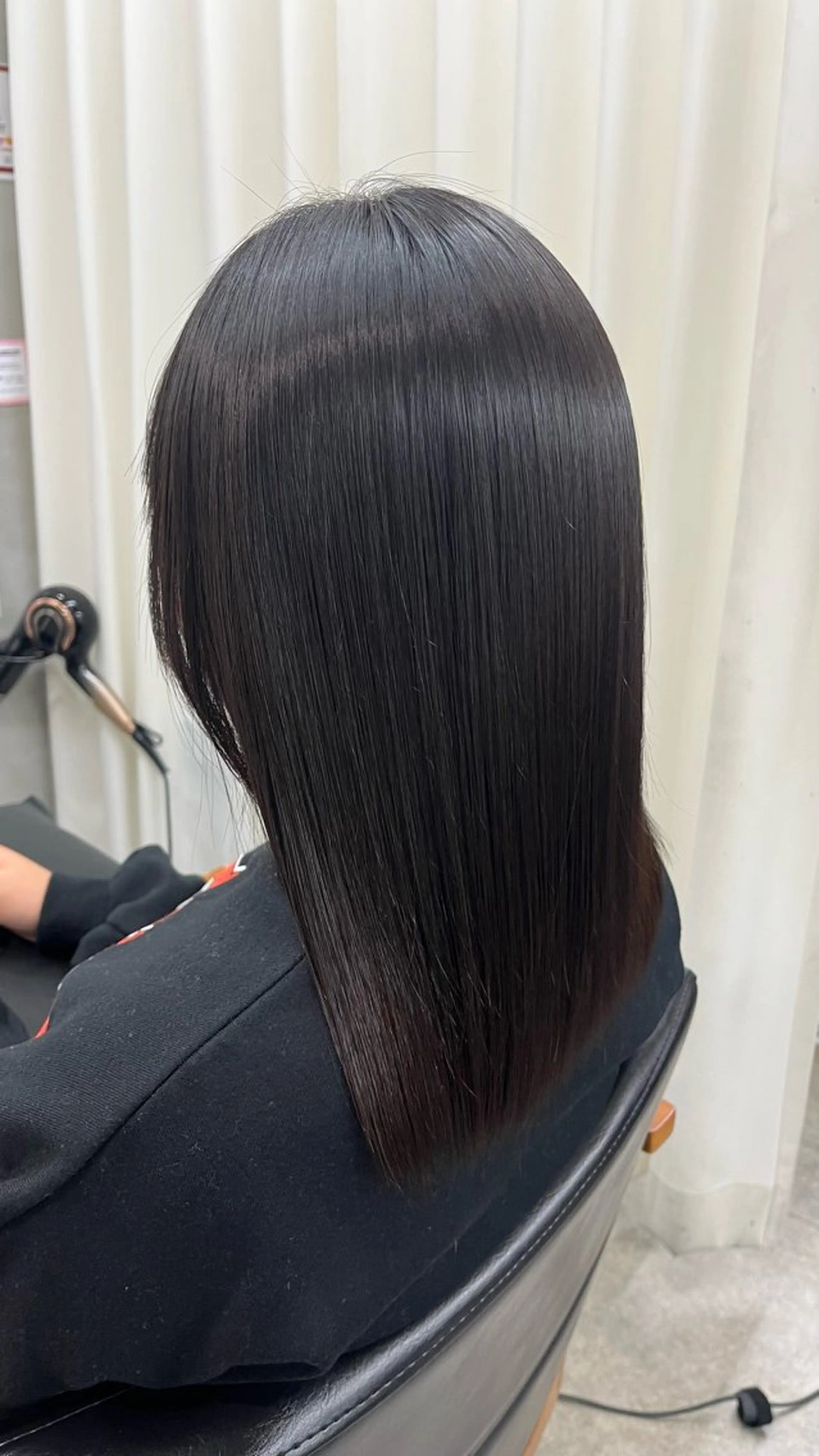 ミディアム パーマ 猪口 純のヘアスタイル