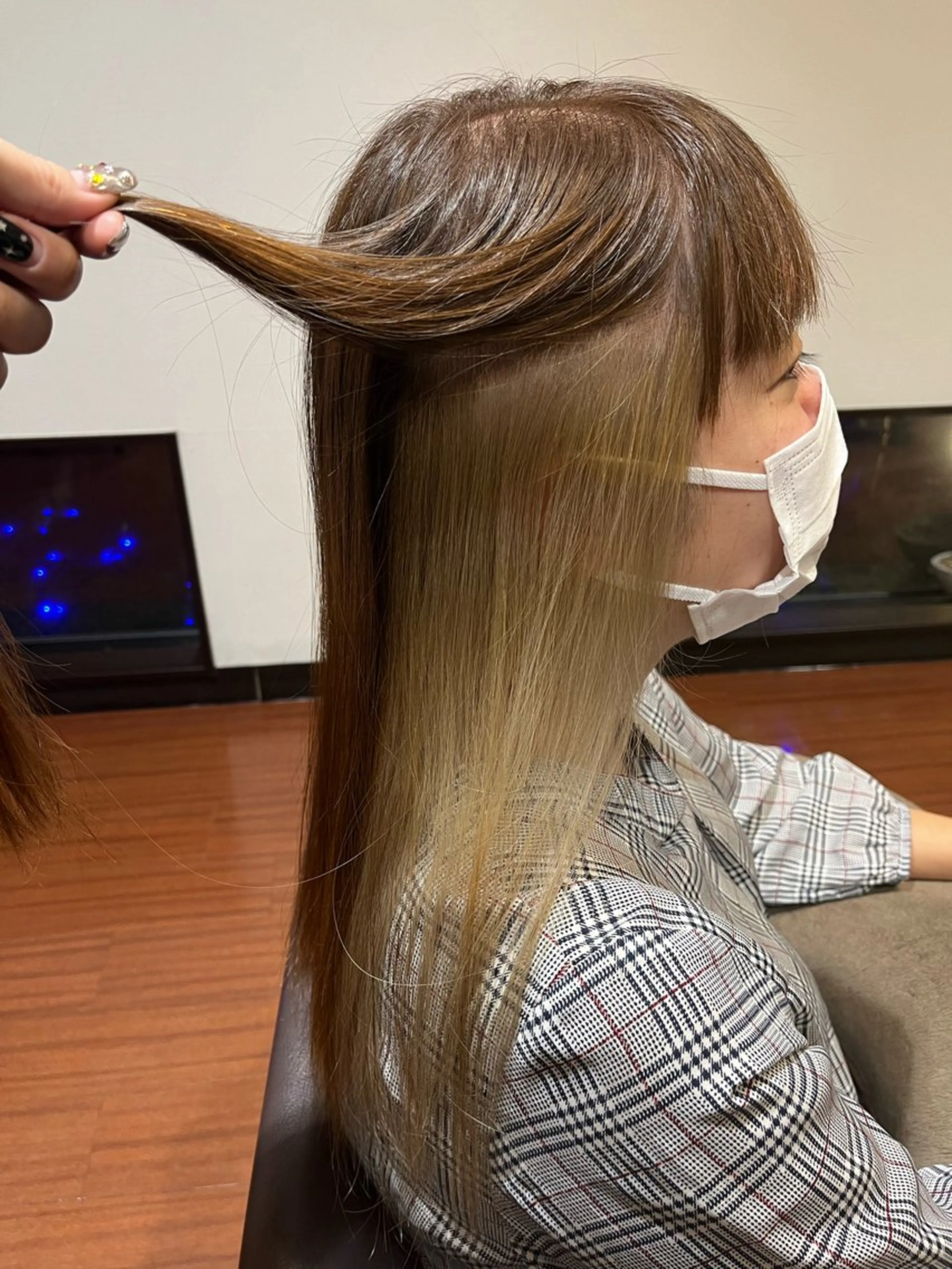 ミディアム カラー ベージュカラー インナーカラー ミルクティーベージュ ヘアカラー トリートメント 🐻牧野 芹帆🐻のヘアスタイル