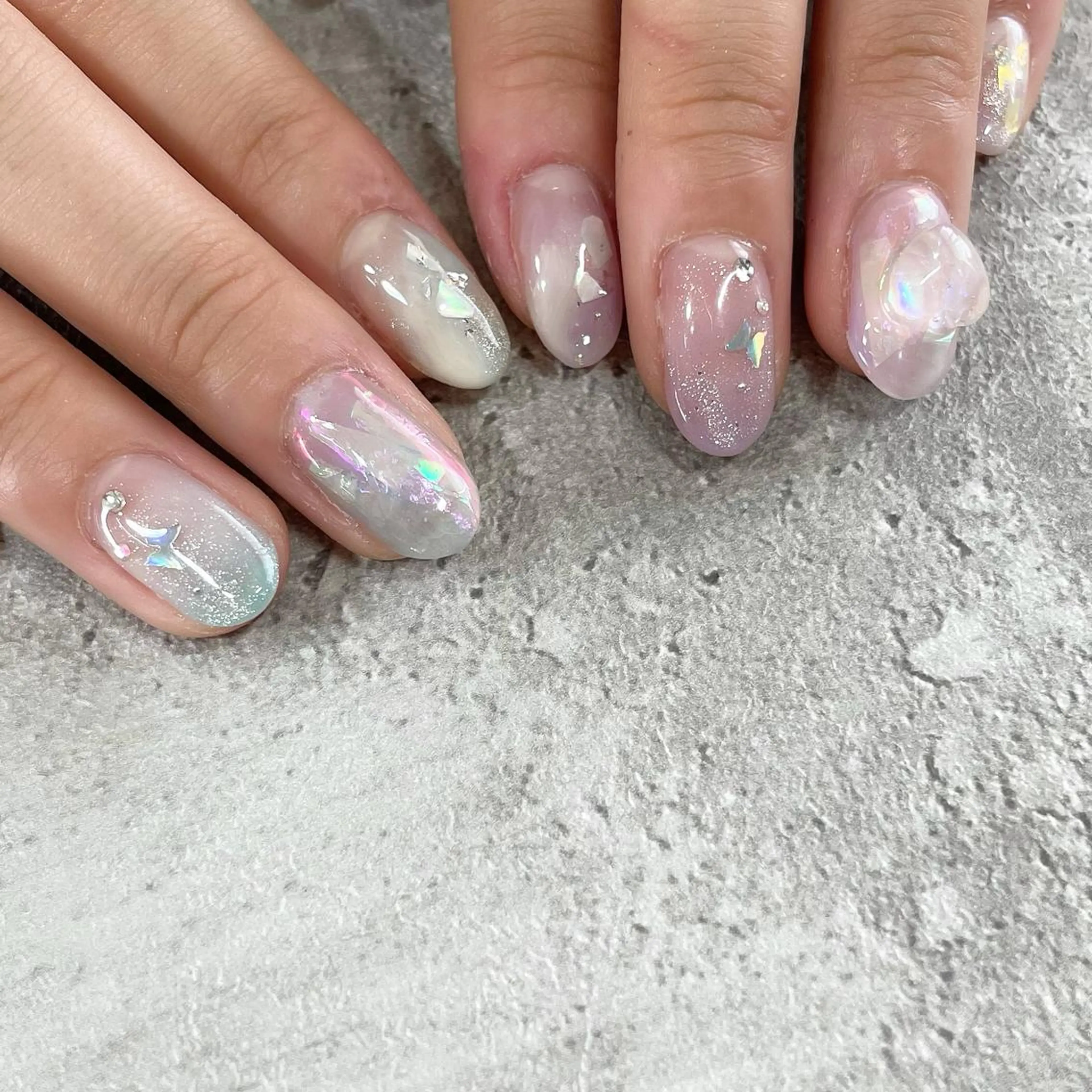 ネイル ジェルネイル 東 千夏のネイルデザイン