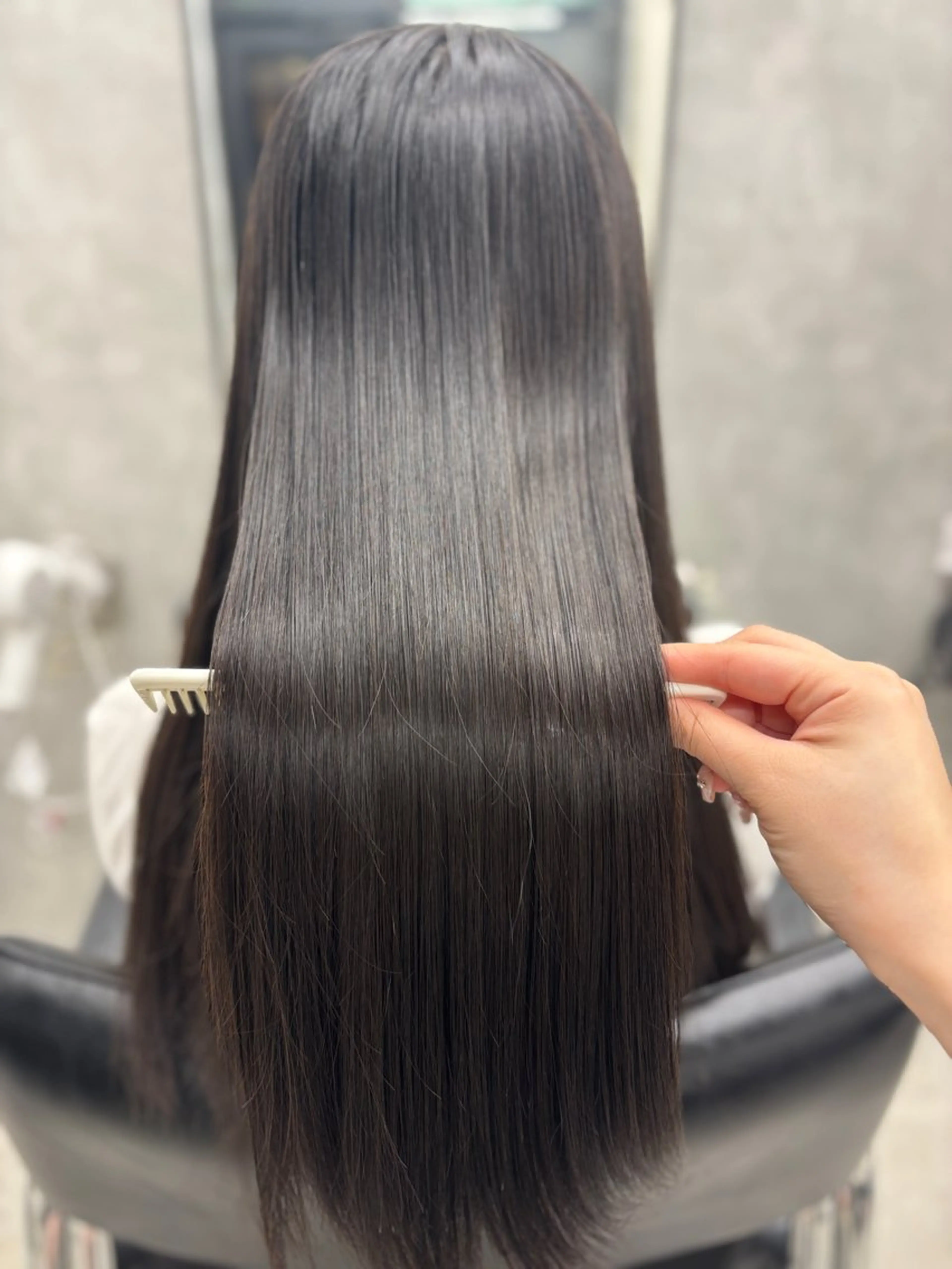 ロング 縮毛矯正 トリートメント 縮毛矯正 宮尾 星夢のヘアスタイル