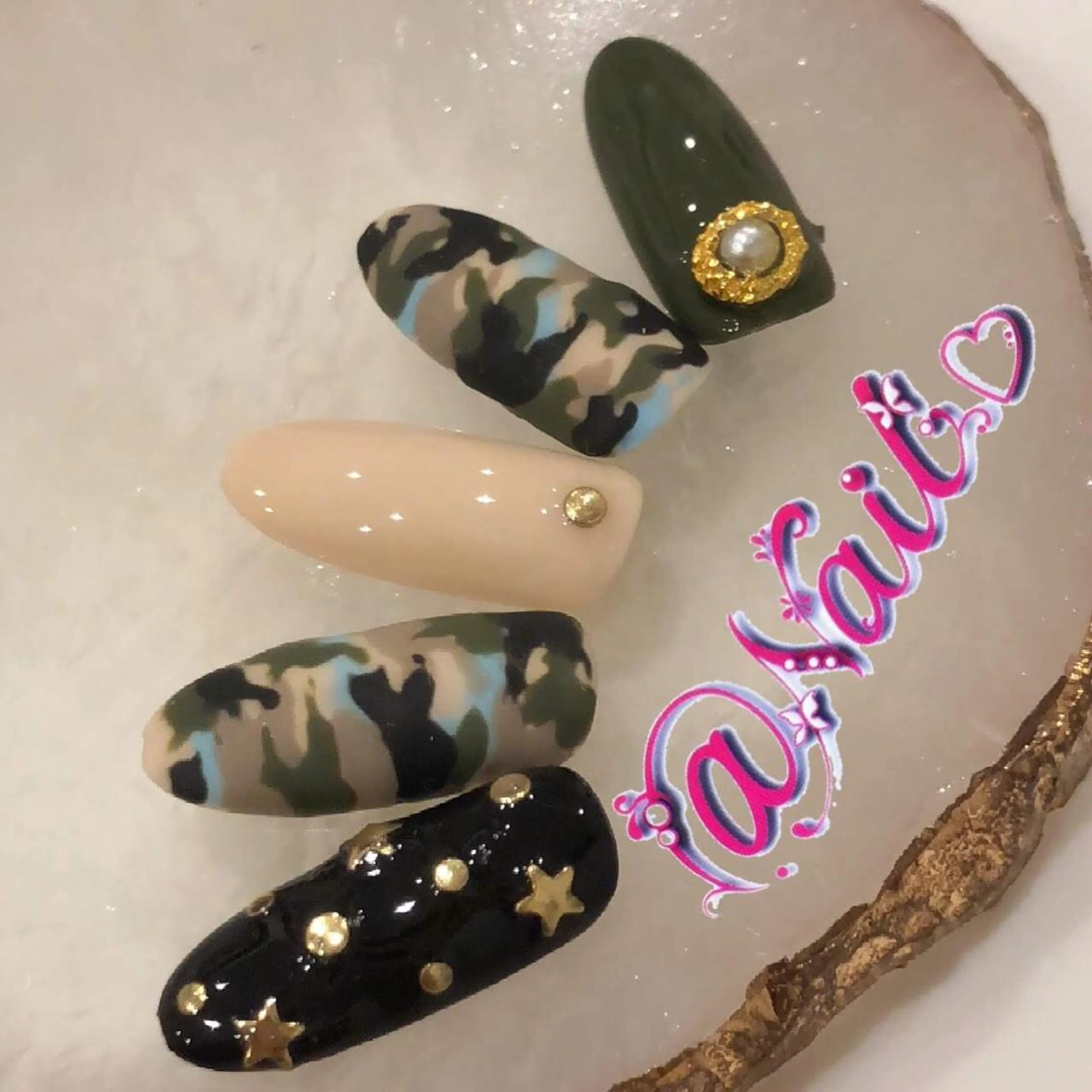 ネイル ネイルチップ 小尾 栞のネイルデザイン