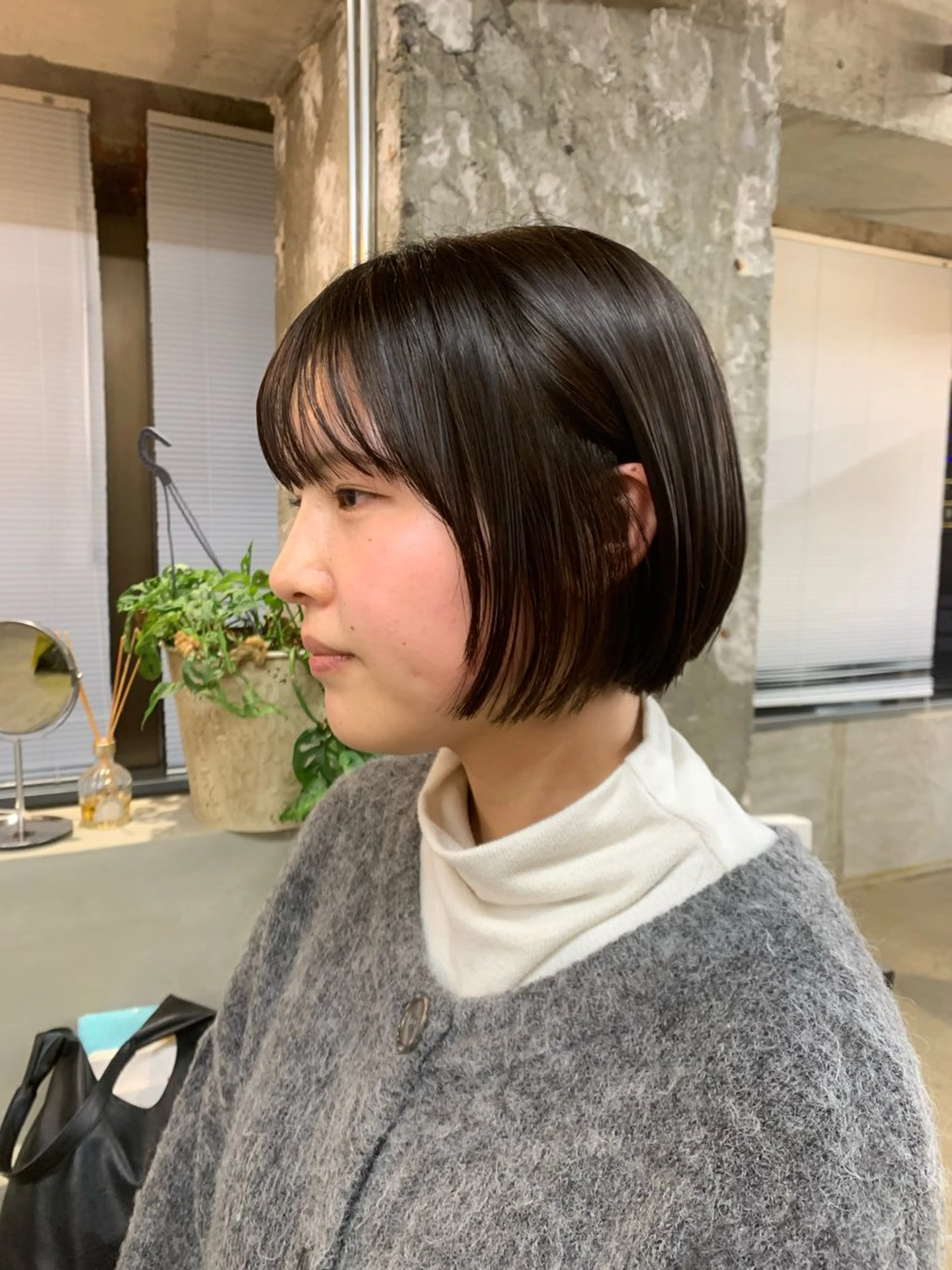 ショート 丸みショート ショートヘア ニシタニ コハルのヘアスタイル