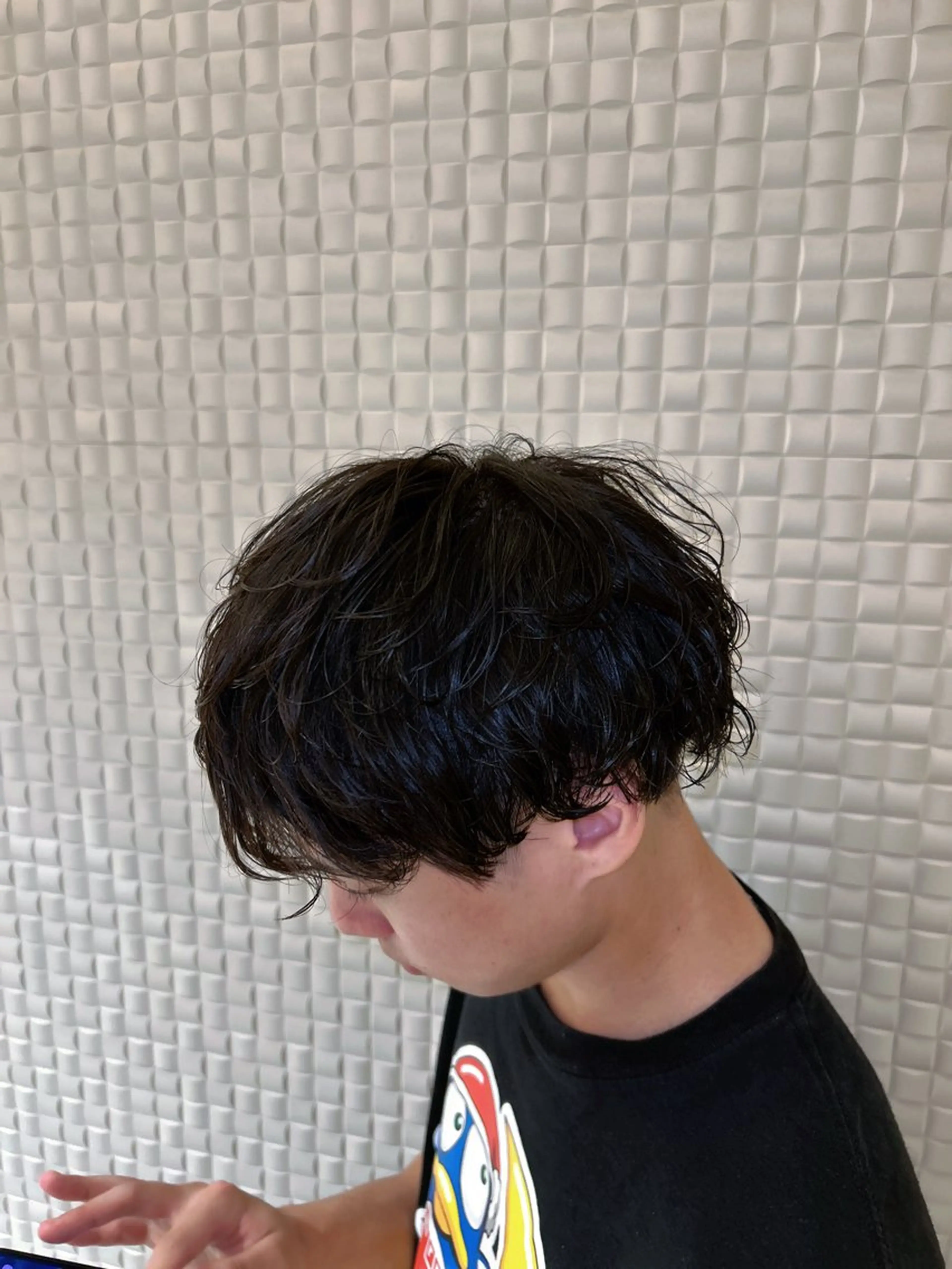 パーマ メンズ メンズパーマ ニュアンスパーマ 艶カラー/ よしみ🥣のヘアスタイル