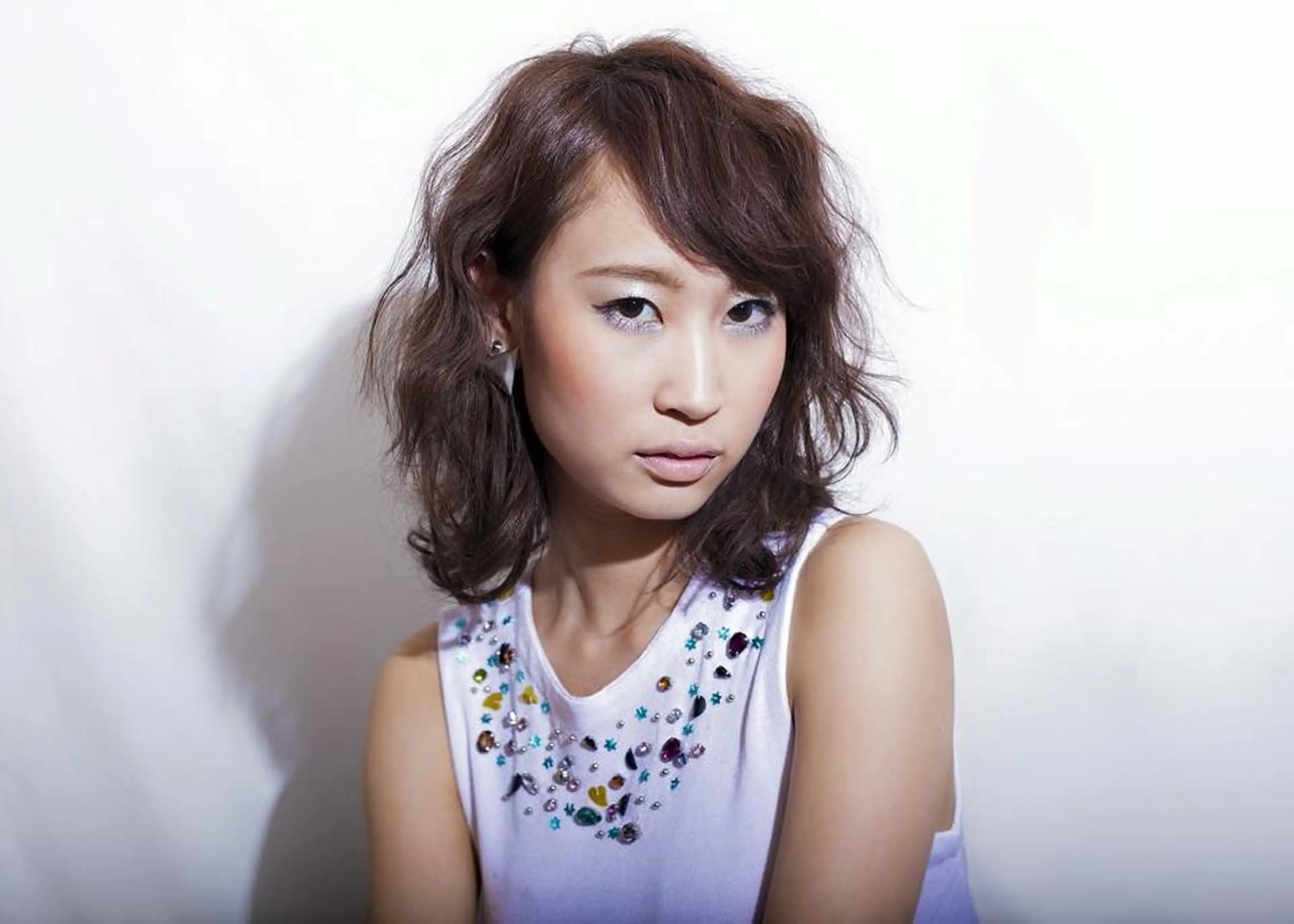 ミディアム 池田 寿子のヘアスタイル