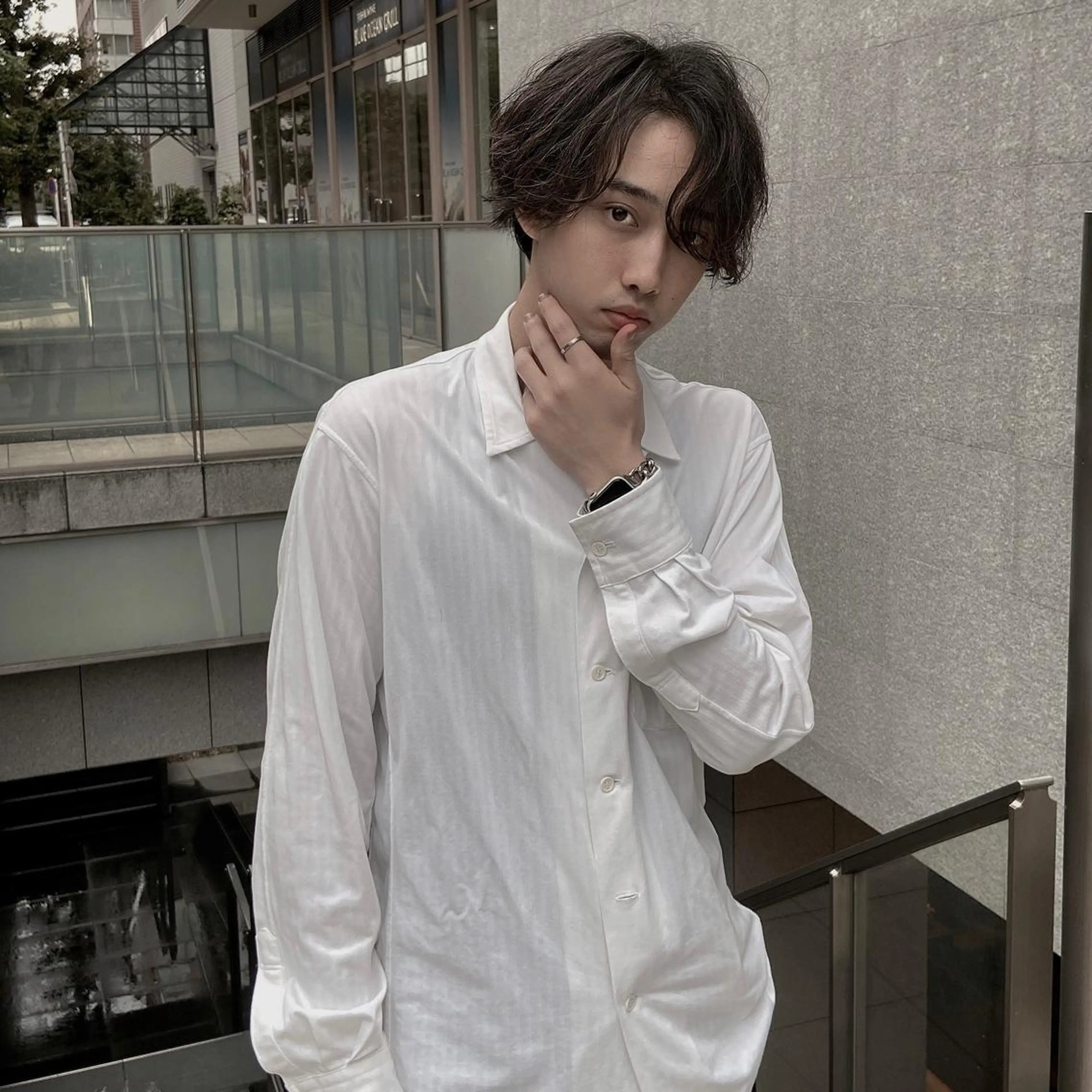 パーマ メンズ カルマパーマ メンズパーマ カット パーマ トリートメント メンズ縮毛矯正 ♠️店長下平隼人のヘアスタイル