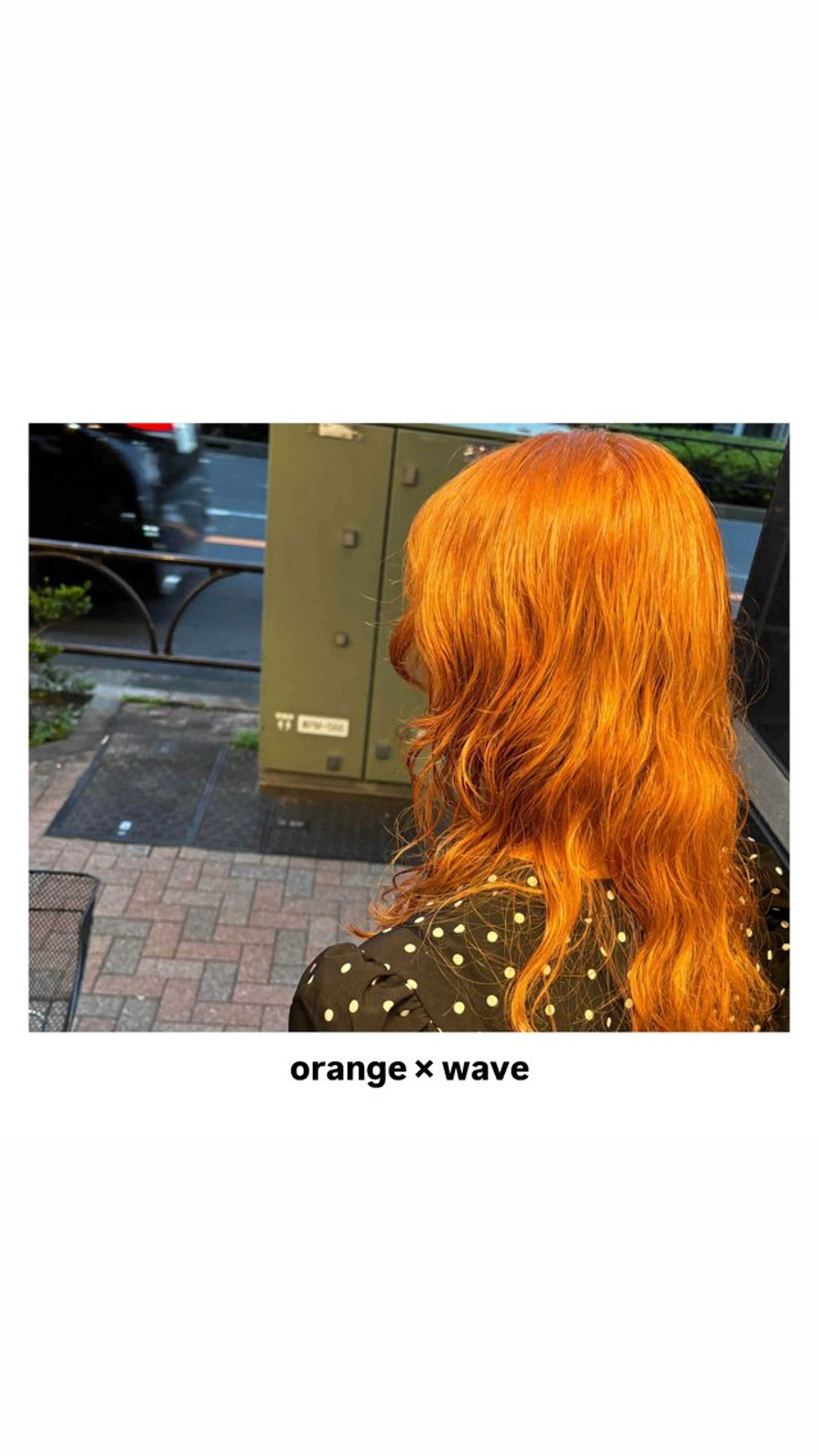 セミロング カラー ベージュカラー オレンジ オレンジベージュ ヘアカラー トリートメント hiro【沿線で叶う 似合わせhair】のヘアスタイル