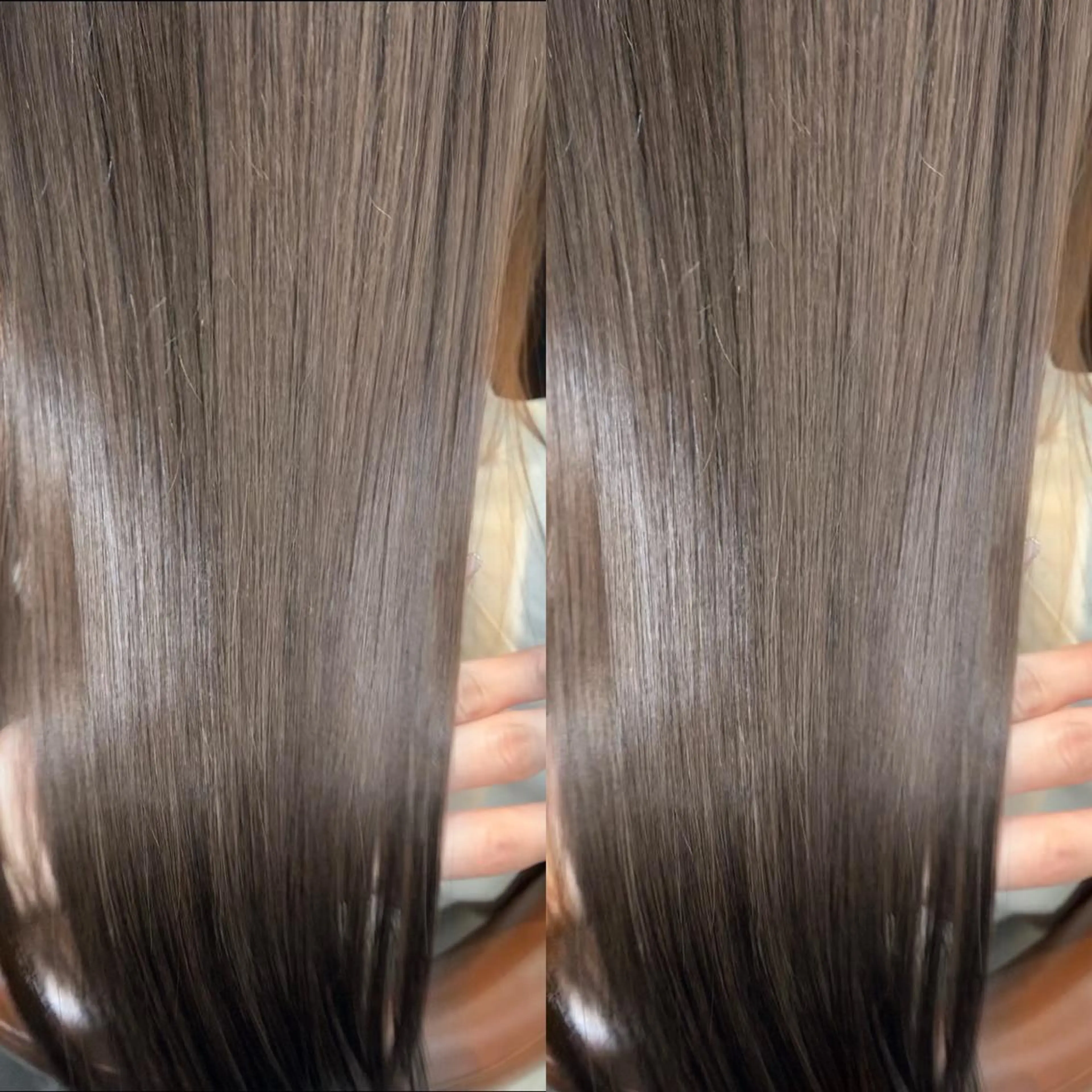 セミロング カラー 縮毛矯正/髪質改善/ 石橋代智のヘアスタイル