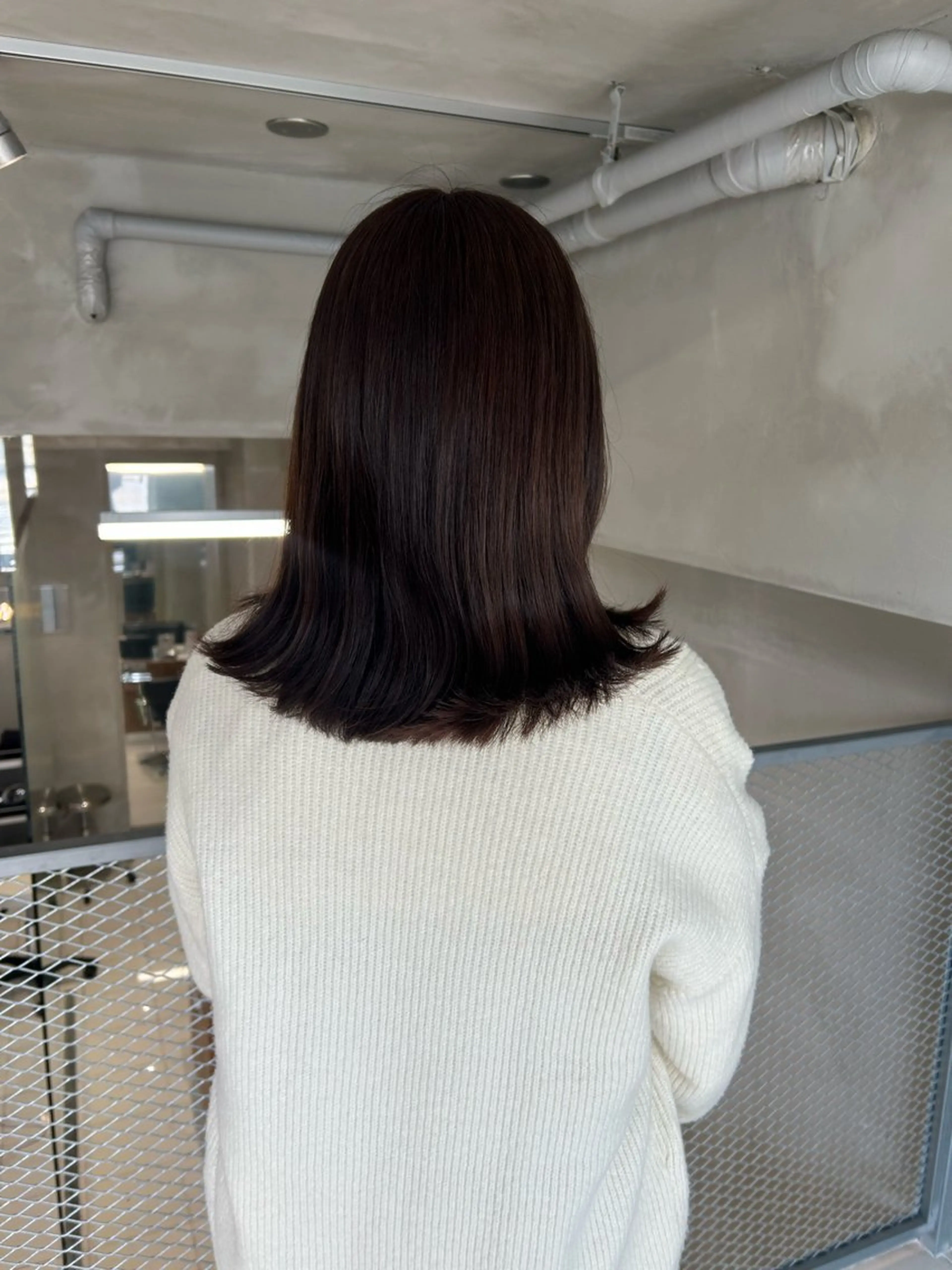 ミディアム カラー カット ヘアカラー トリートメント 透明感カラー🫧 nanohaのヘアスタイル