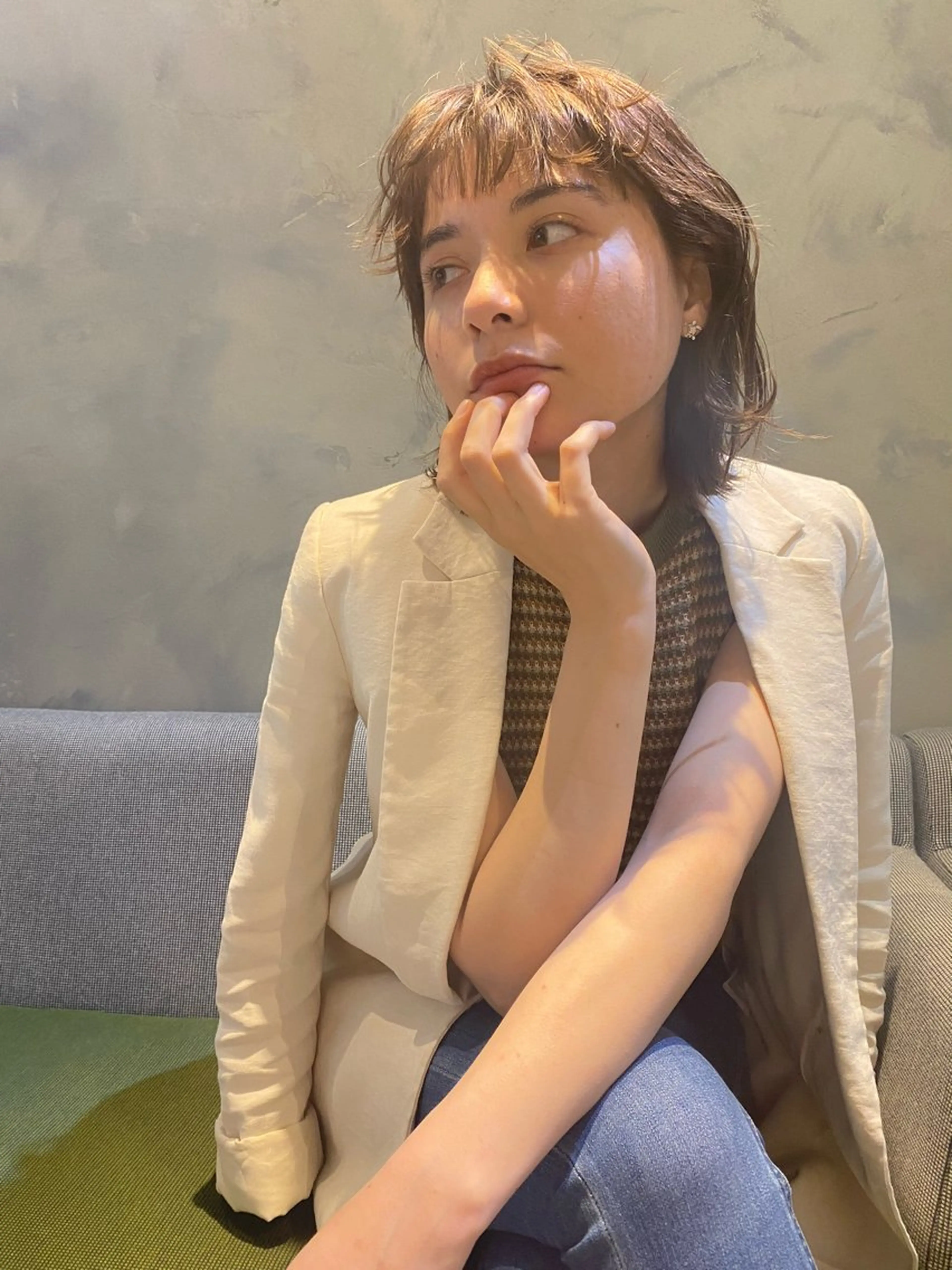 ミディアム カラー Zina【梅田】 /田中 沙弥のヘアスタイル