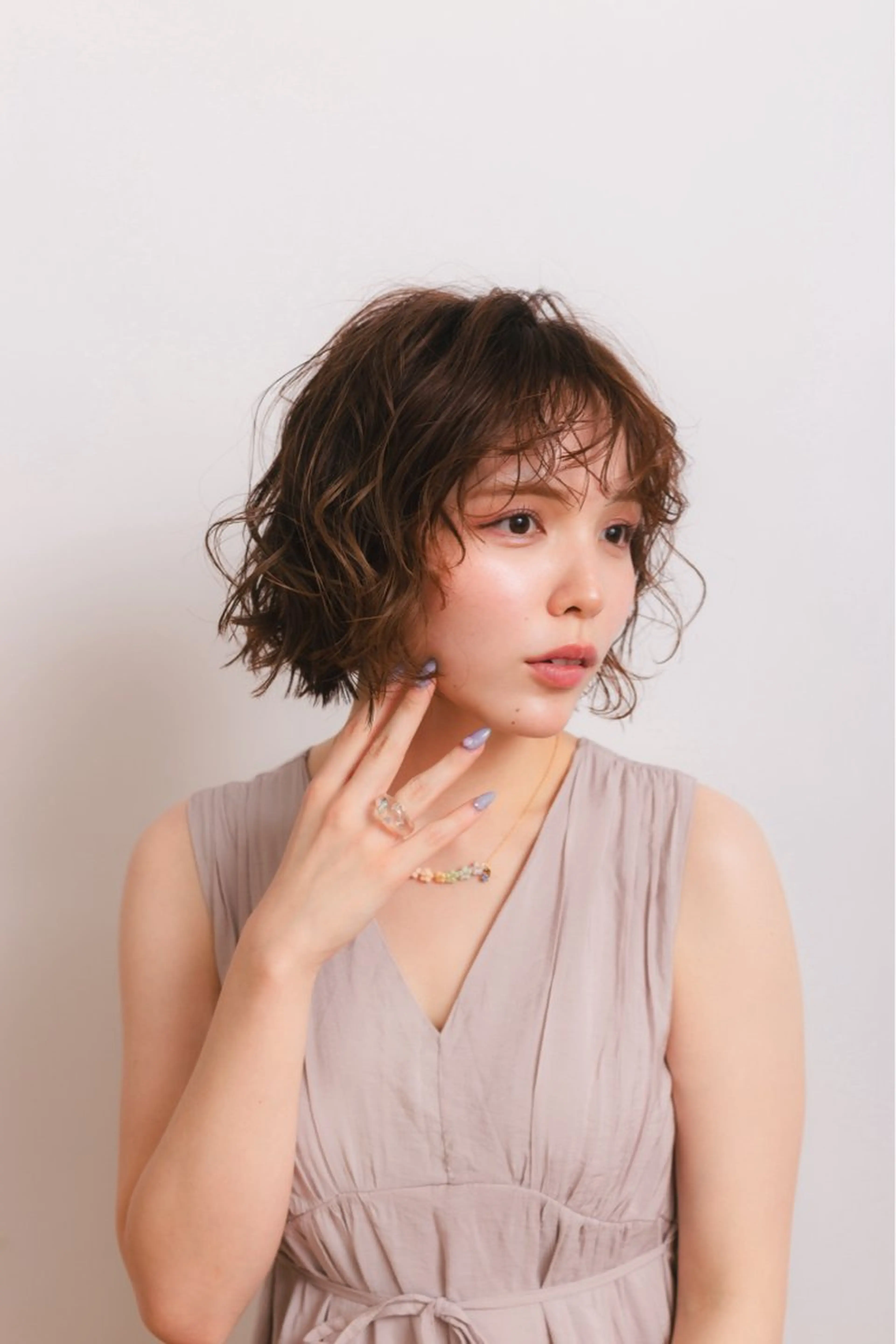 ショート パーマ 高松 莉璃のヘアスタイル