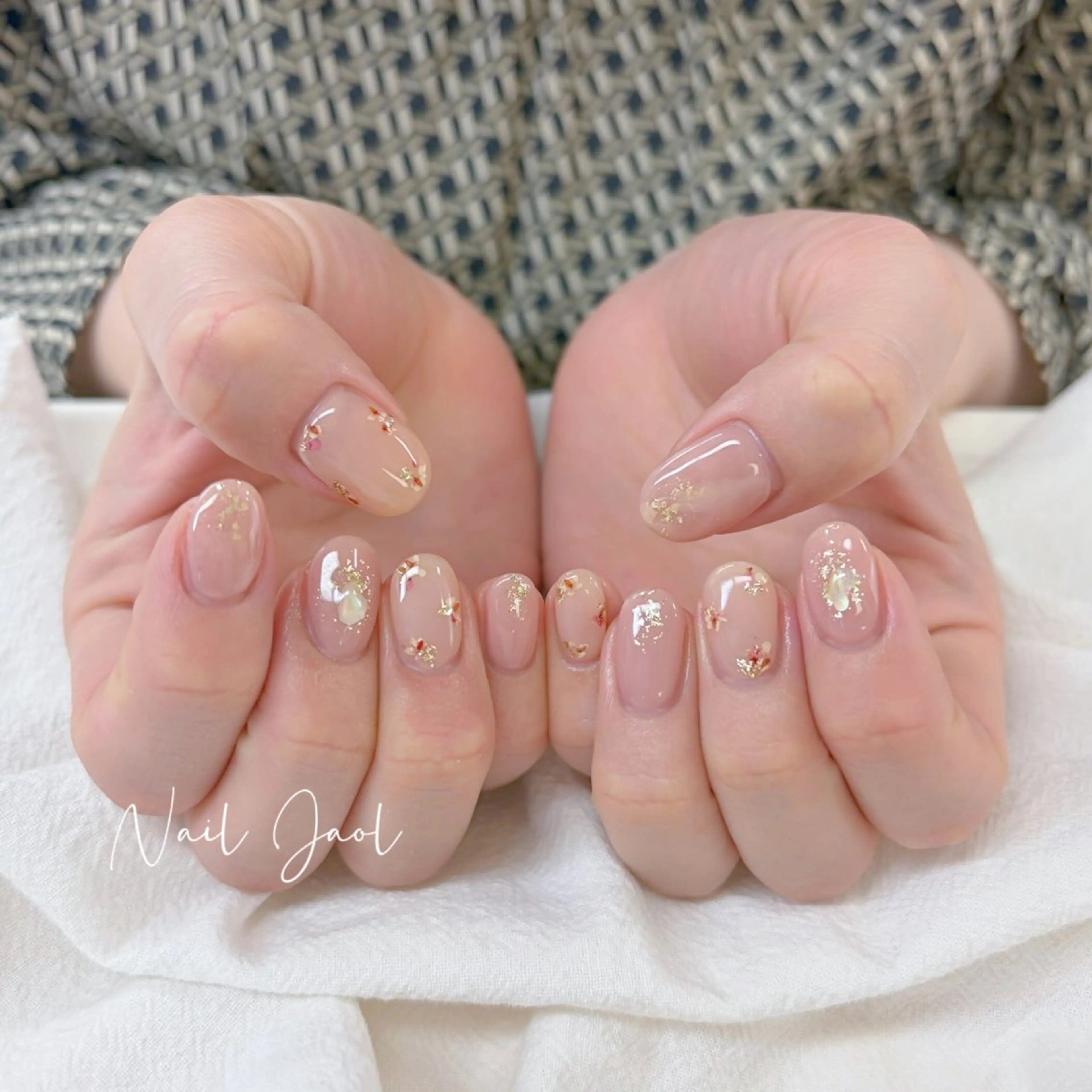 ショート ハンドネイル ネイルJaol 池袋のネイルデザイン