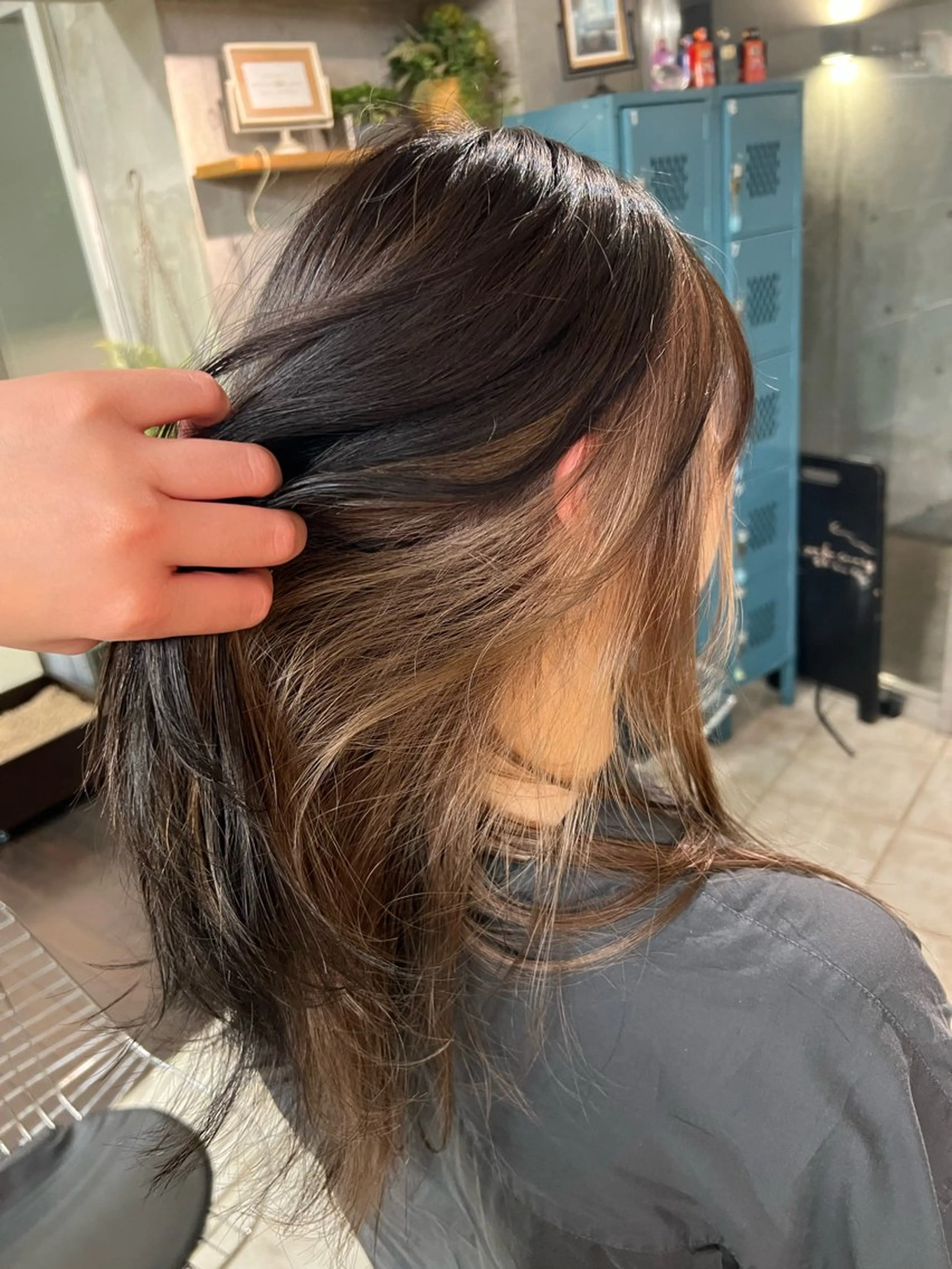 ロング 土田かほ/本日🈳 透明感カラー🍃のヘアスタイル