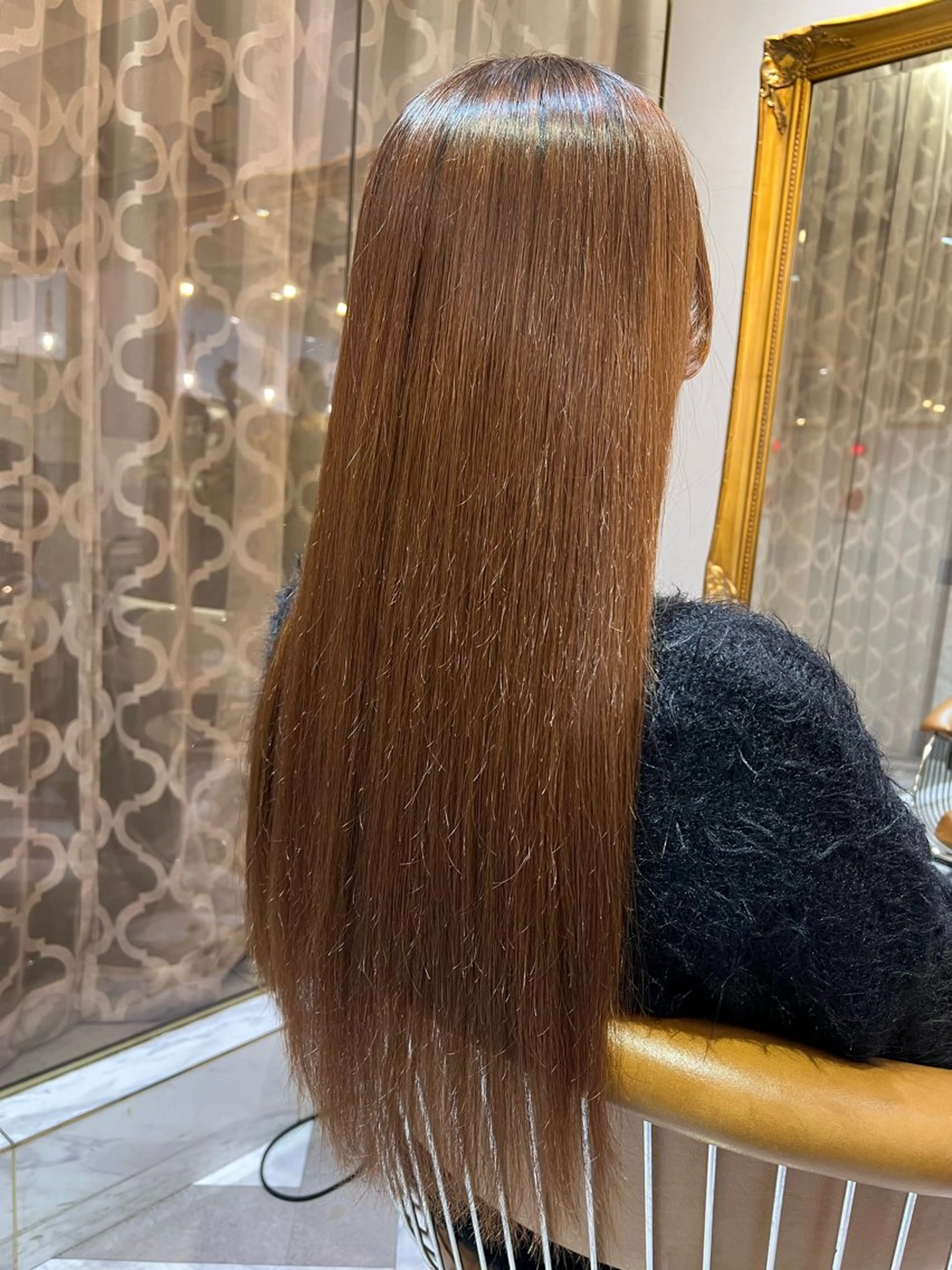 ロング カット 縮毛矯正 ‎🤍レイヤー/ 縮毛矯正🖤菊池瑛士のヘアスタイル