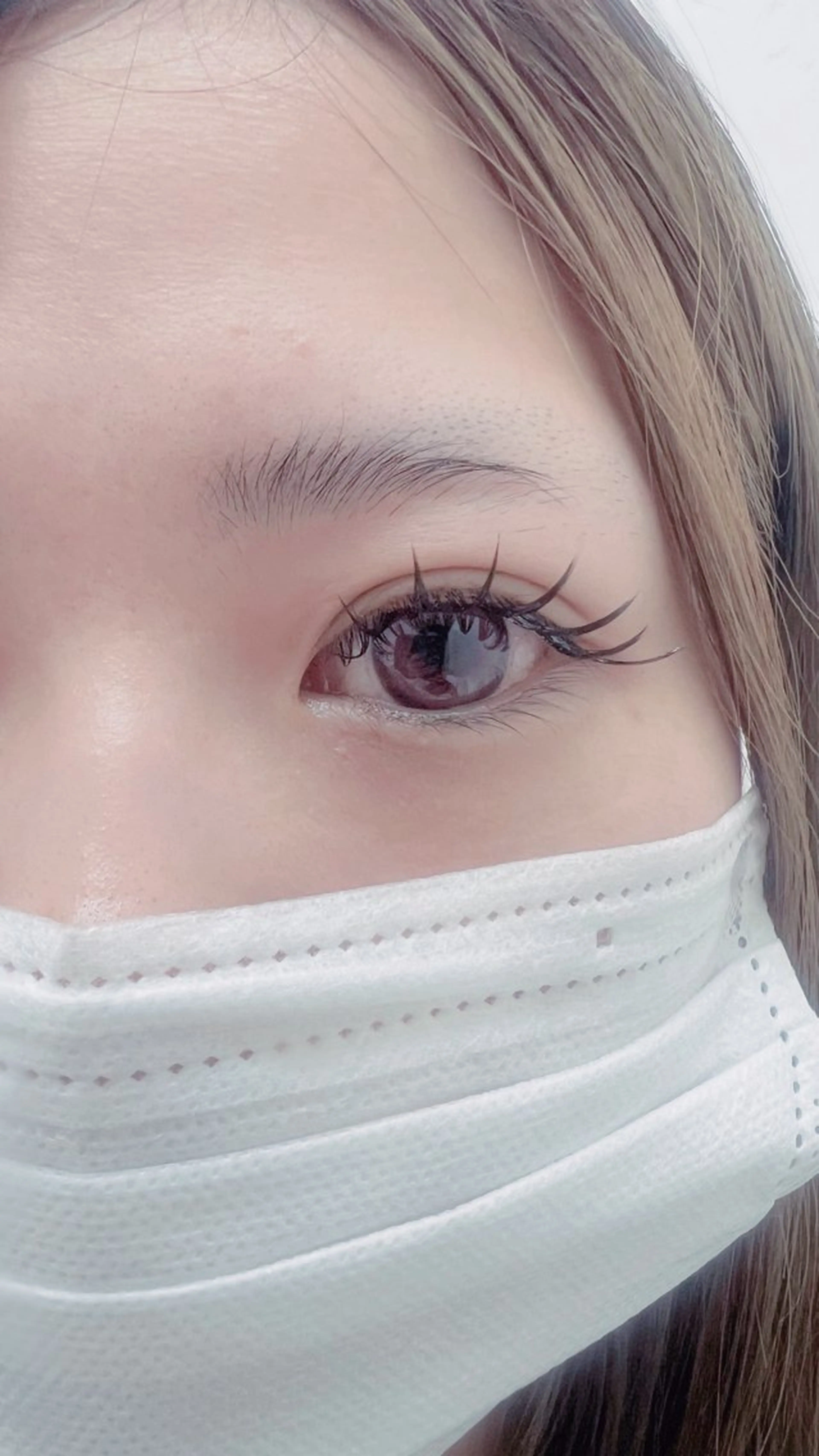 マツエク・マツパ 束感まつ毛 EYELA 桃華💎のマツエク・マツパデザイン