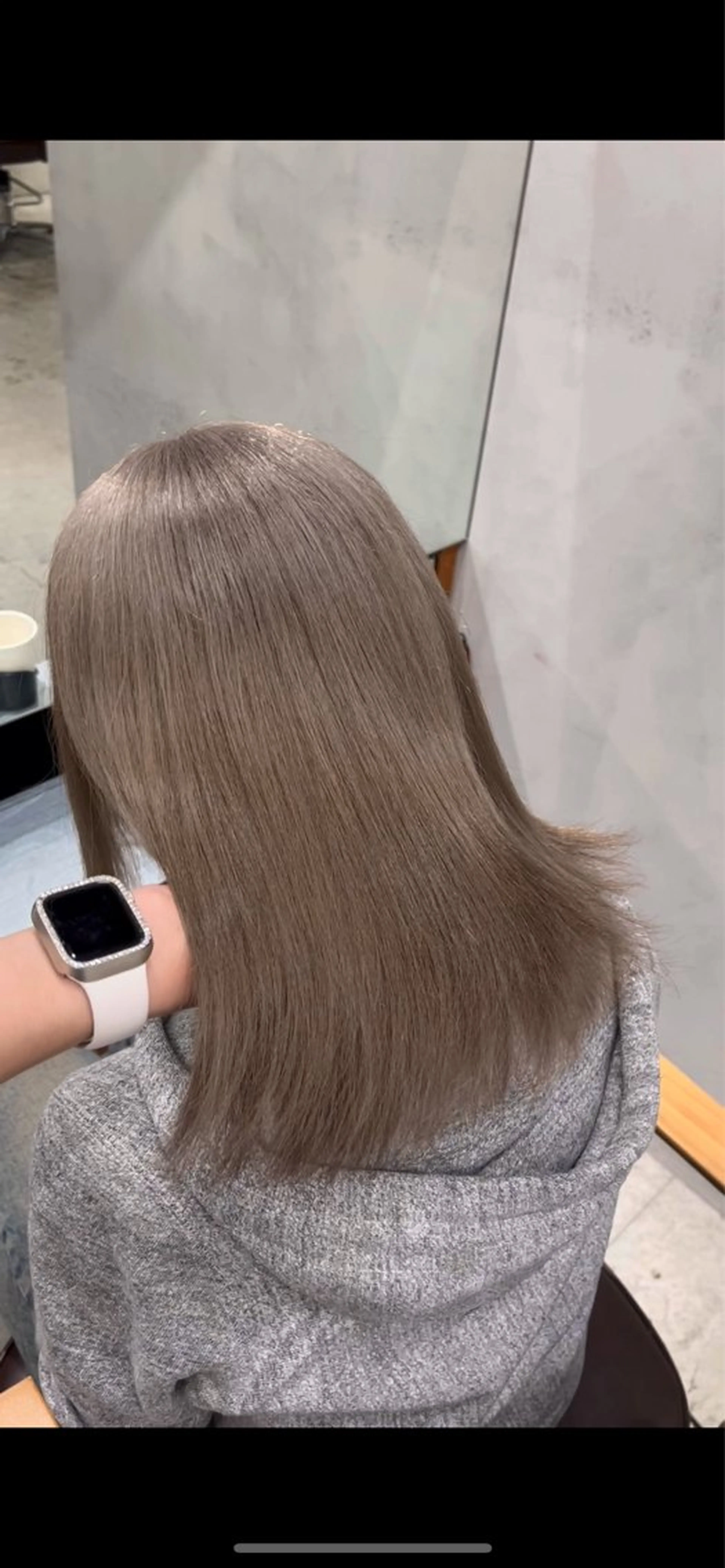 カラー 北川 茉奈のヘアスタイル