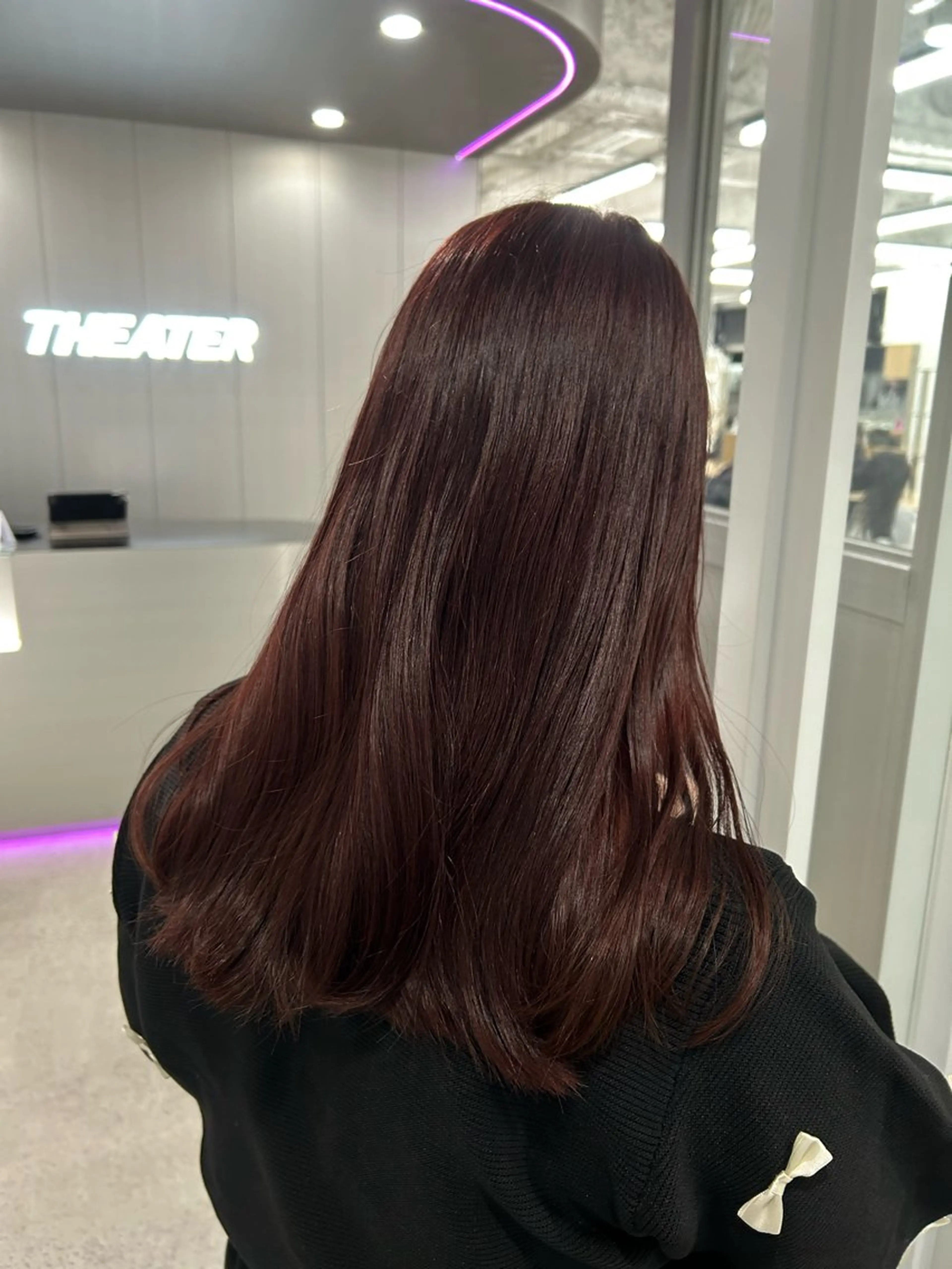 ロング カラー カット 縮毛矯正 愛結 暖色カラー🎀🩰のヘアスタイル
