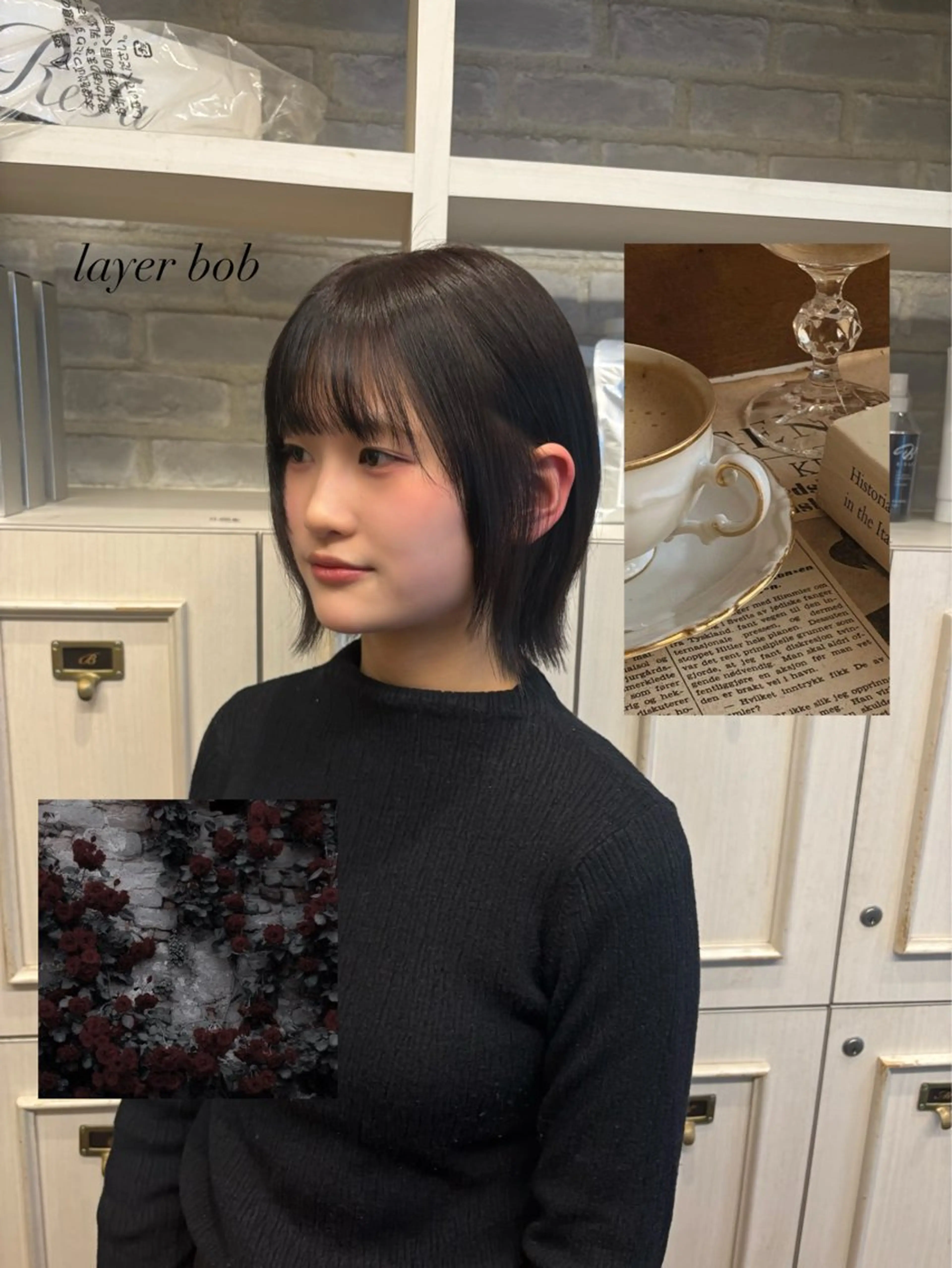 ショート カット ヘアカラー 【美ボブ. カラー】midoのヘアスタイル