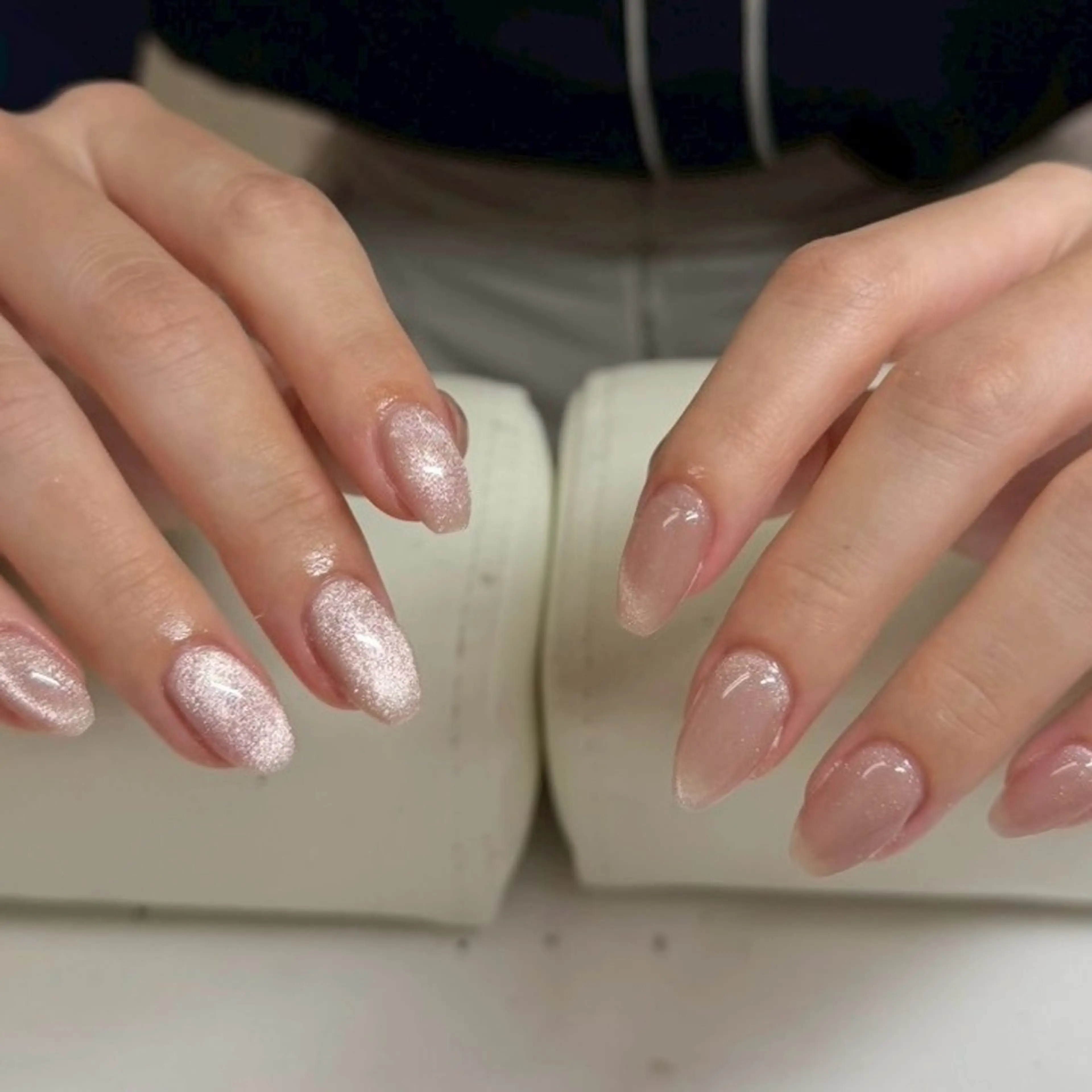 ネイル マグネットネイル ワンホンネイル ハンドネイル nailsalon popoのネイルデザイン