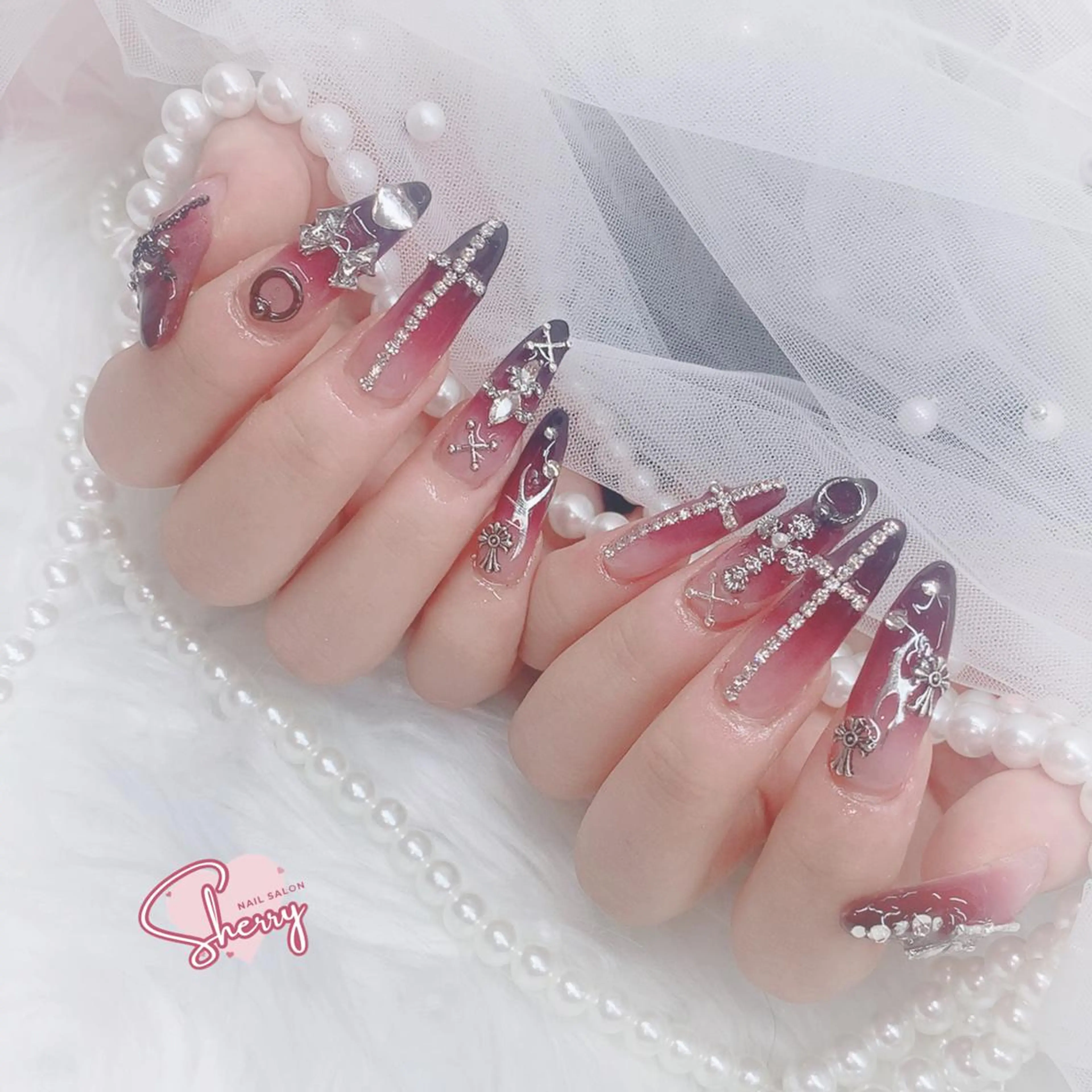 ネイル アートネイル チークネイル フットネイル ジェルネイル キラキラネイル 萌 自宅ネイルサロンのネイルデザイン