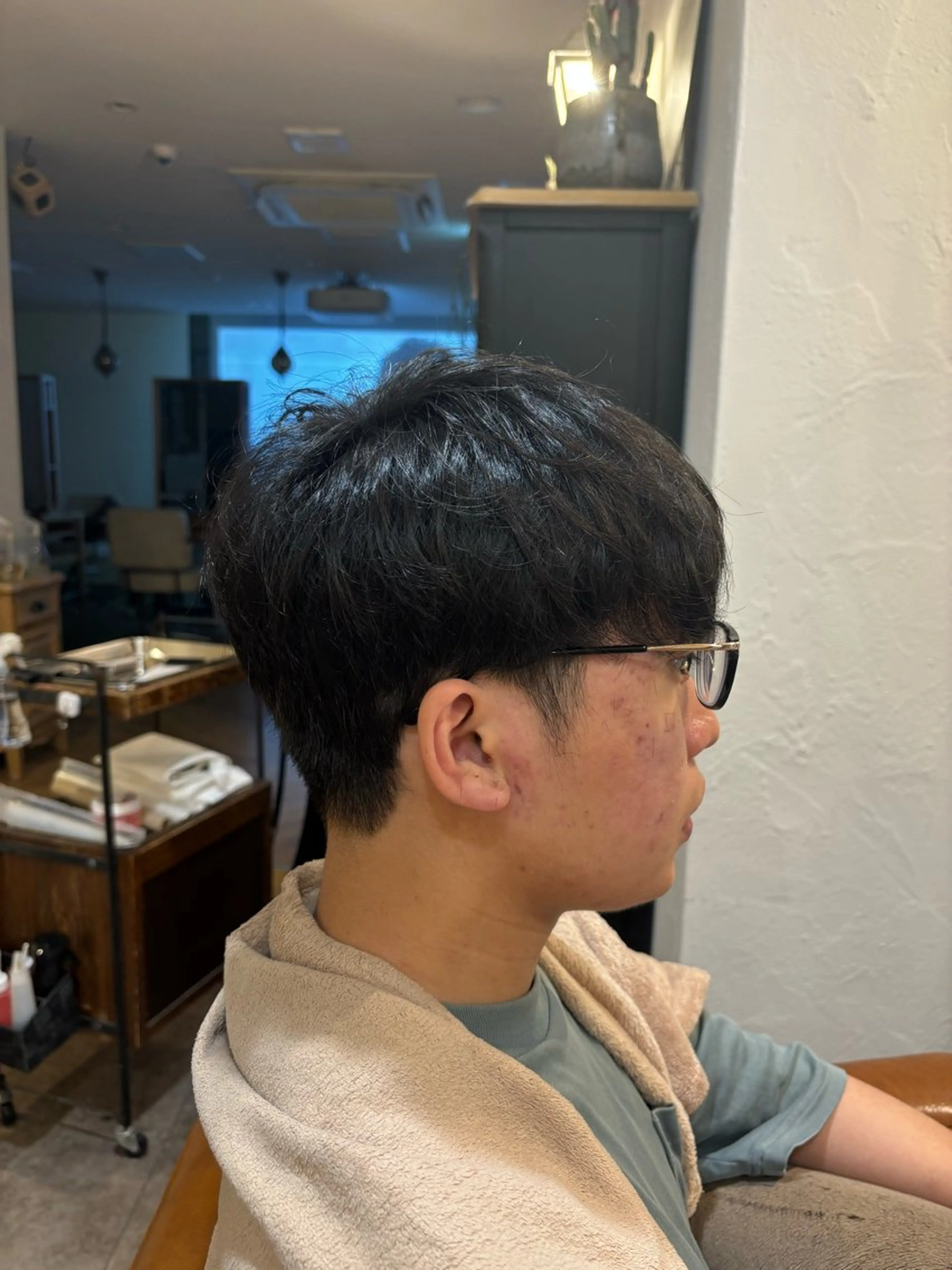 ショート メンズ マッシュ 刈り上げ 武重 大雅のヘアスタイル