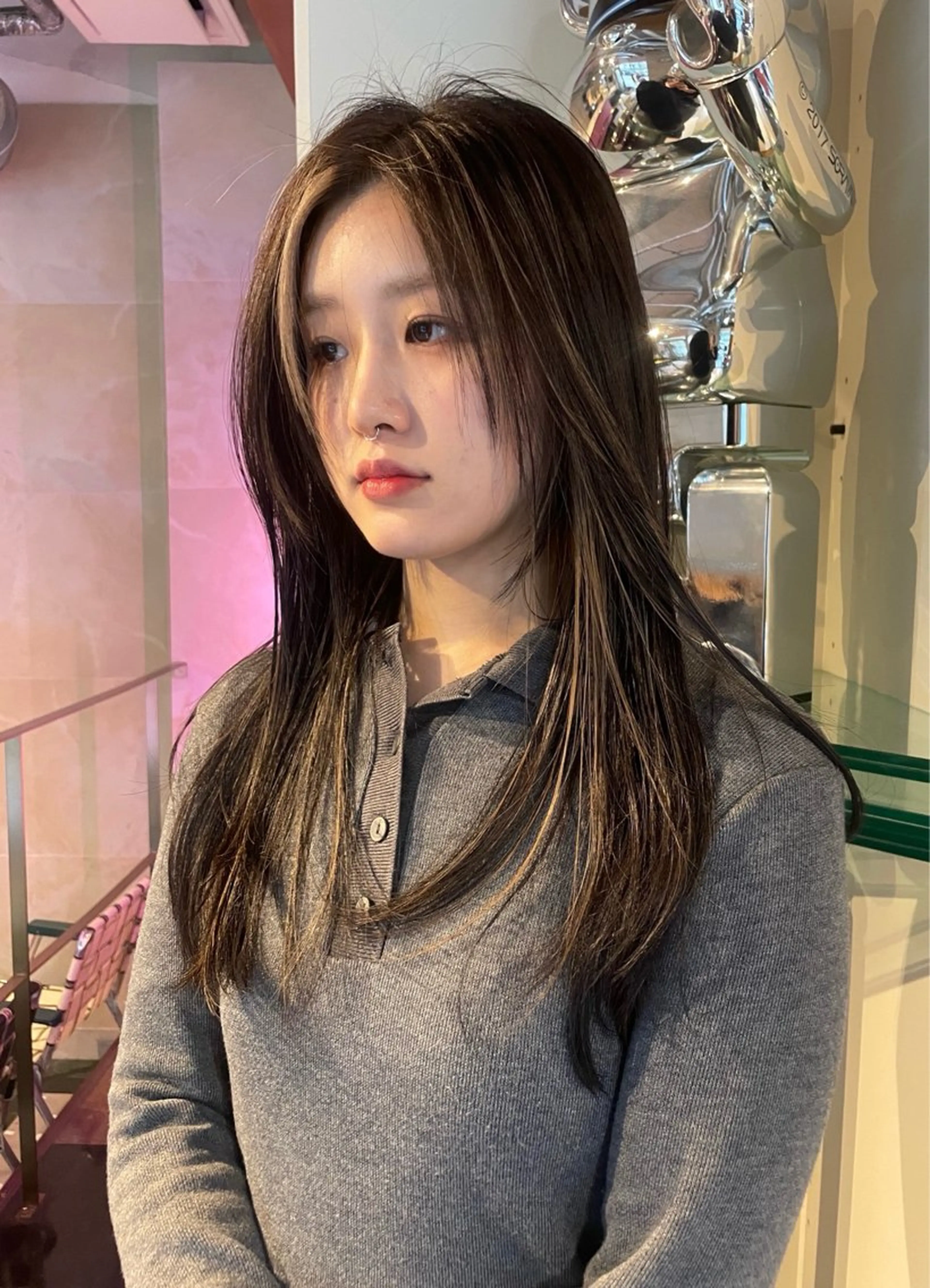 ロング CHIHIRO メリケンビューティーのヘアスタイル