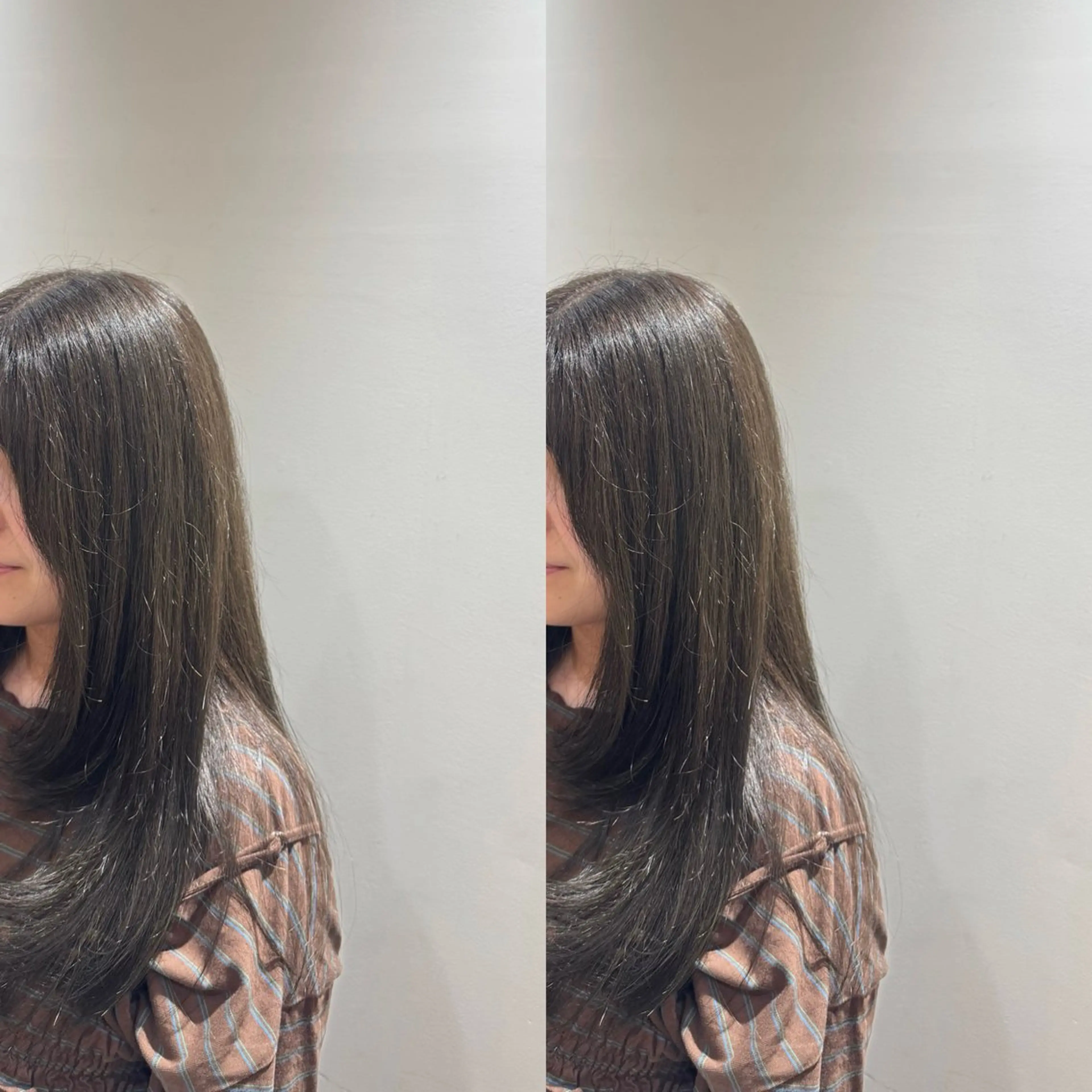 ロング カラー アベ ホノカのヘアスタイル