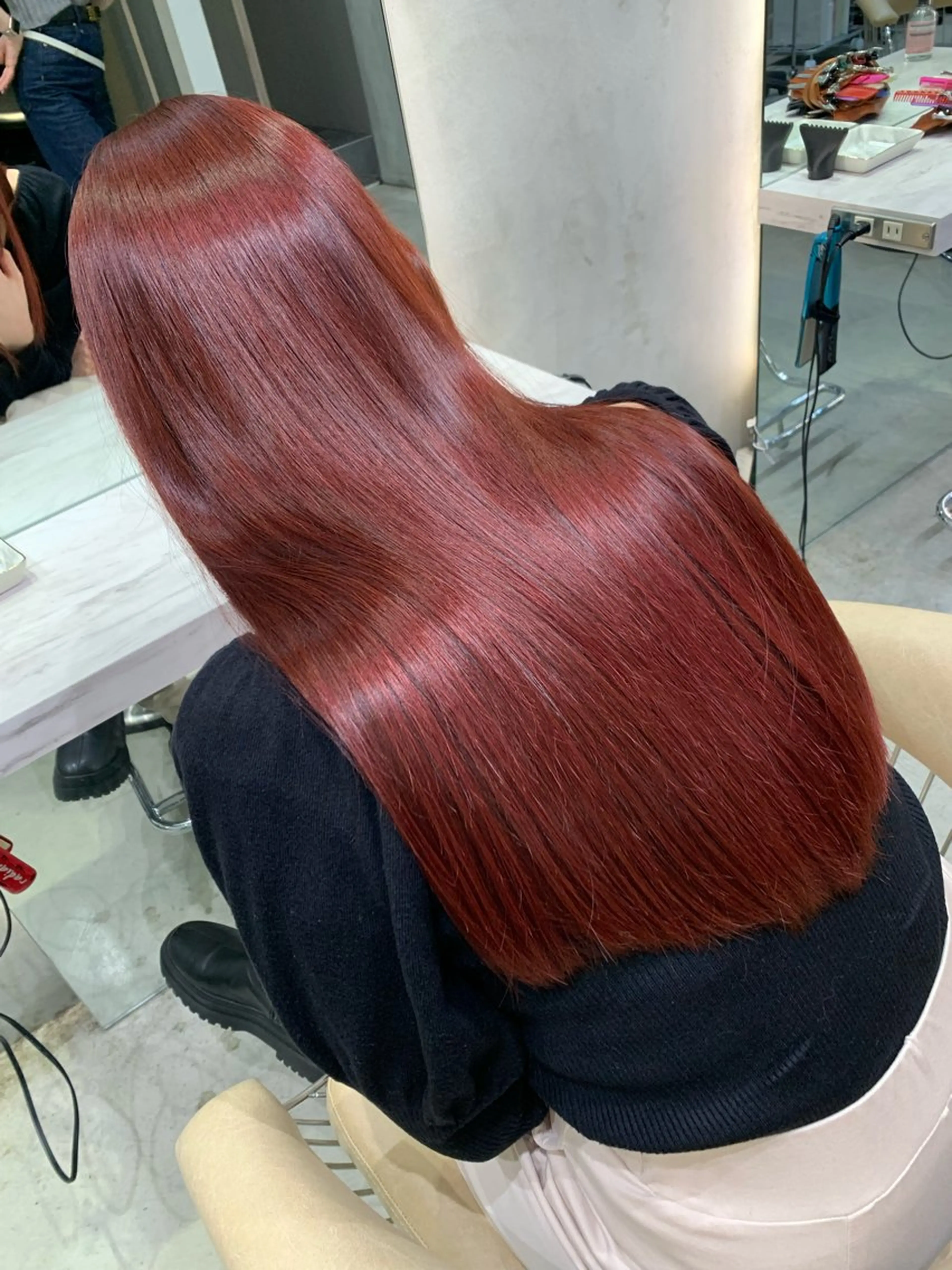 ロング 縮毛矯正 ロンドネートゥル所属・Lond💙 SAYAKA🌺のヘアスタイル