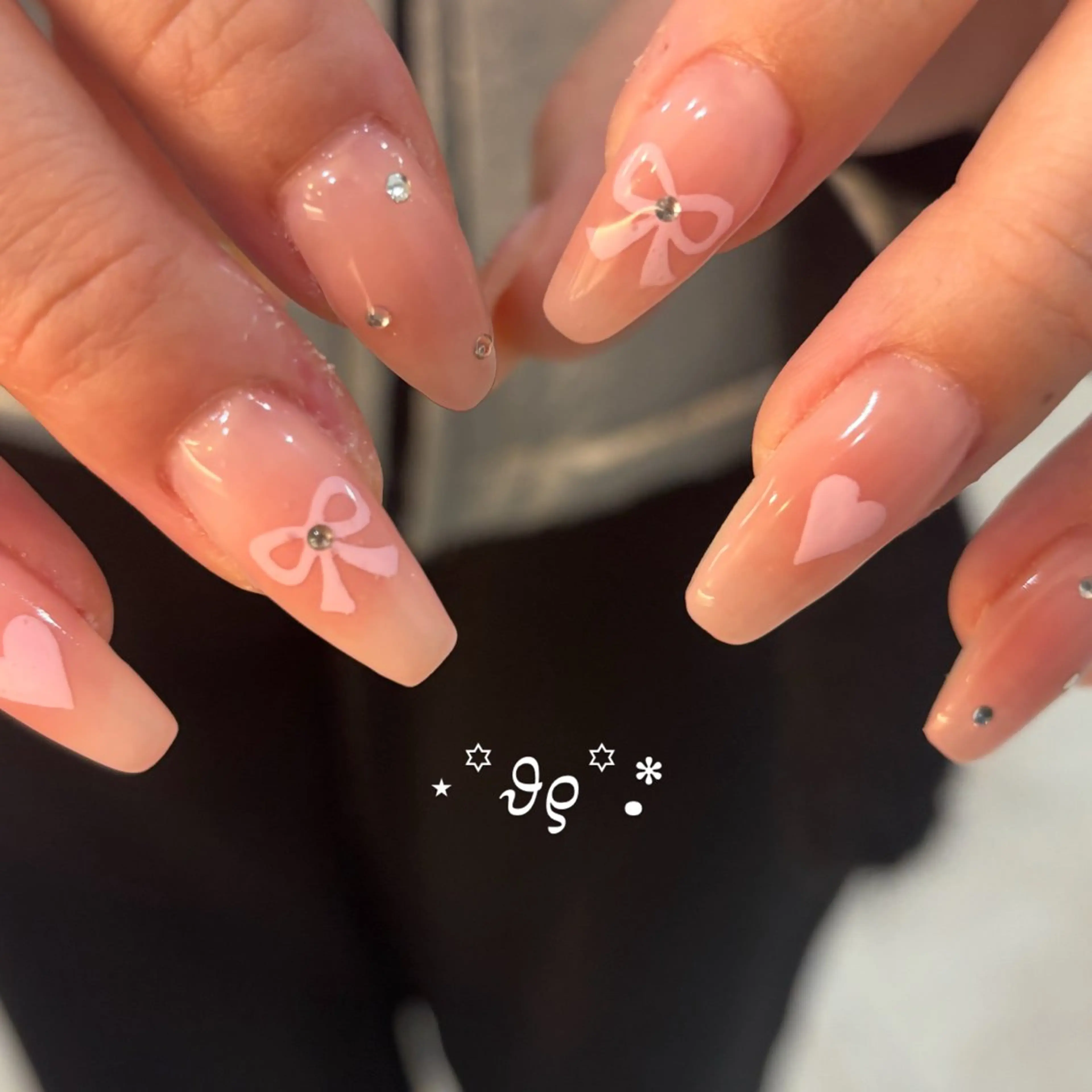 ネイル ハンドネイル フットネイル ゆびノさき茨木店 ニュアンス/アートのネイルデザイン