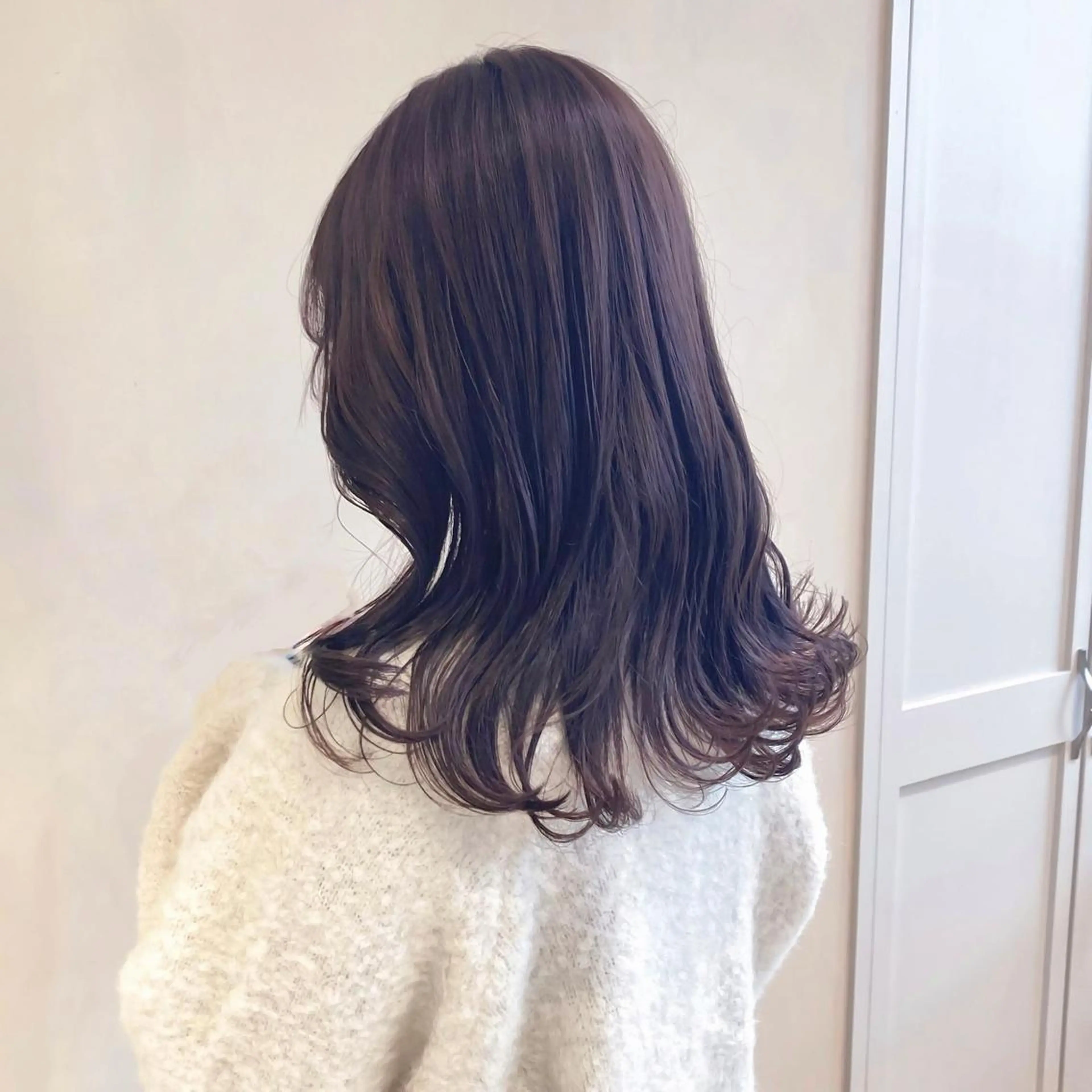 セミロング カラー ブリーチ 透明感カラー ダブルカラー ハイライトカラー ラベンダーカラー MURANAKA RYOのヘアスタイル