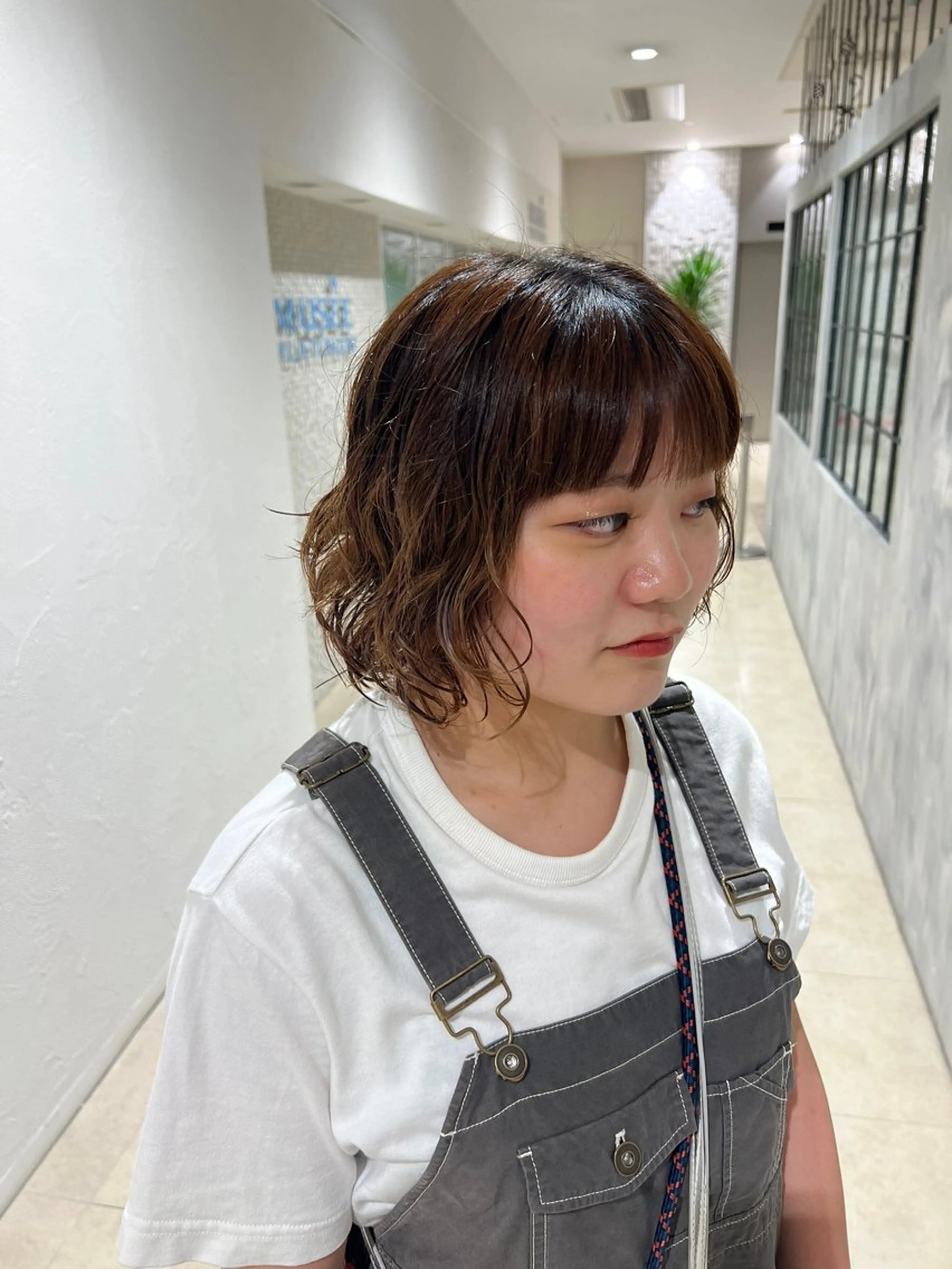 ショート パーマ 森川 好羽のヘアスタイル