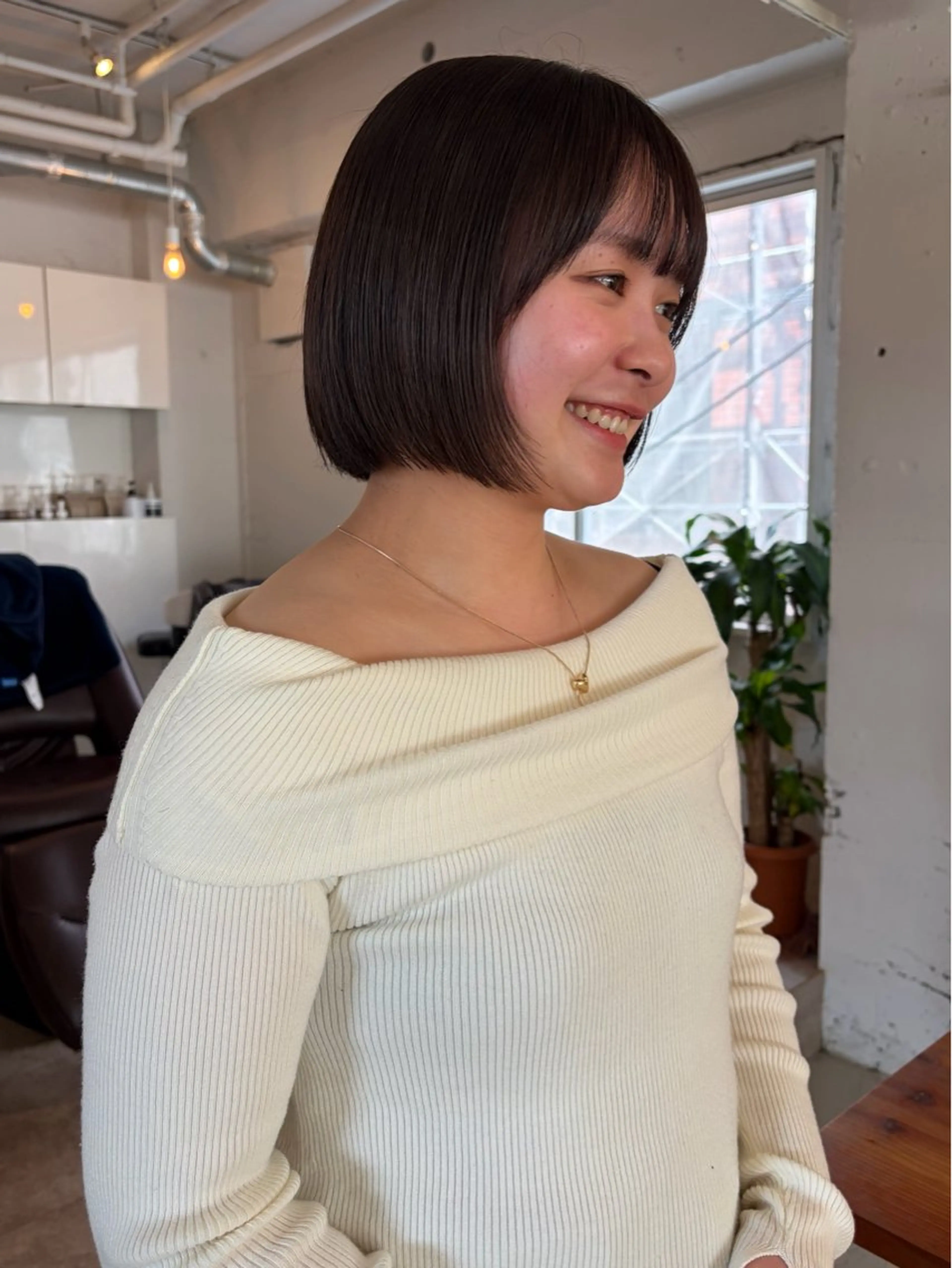 ショート カット ヘアカラー トリートメント 横浜美容室LINE /古賀紅音🍃のヘアスタイル