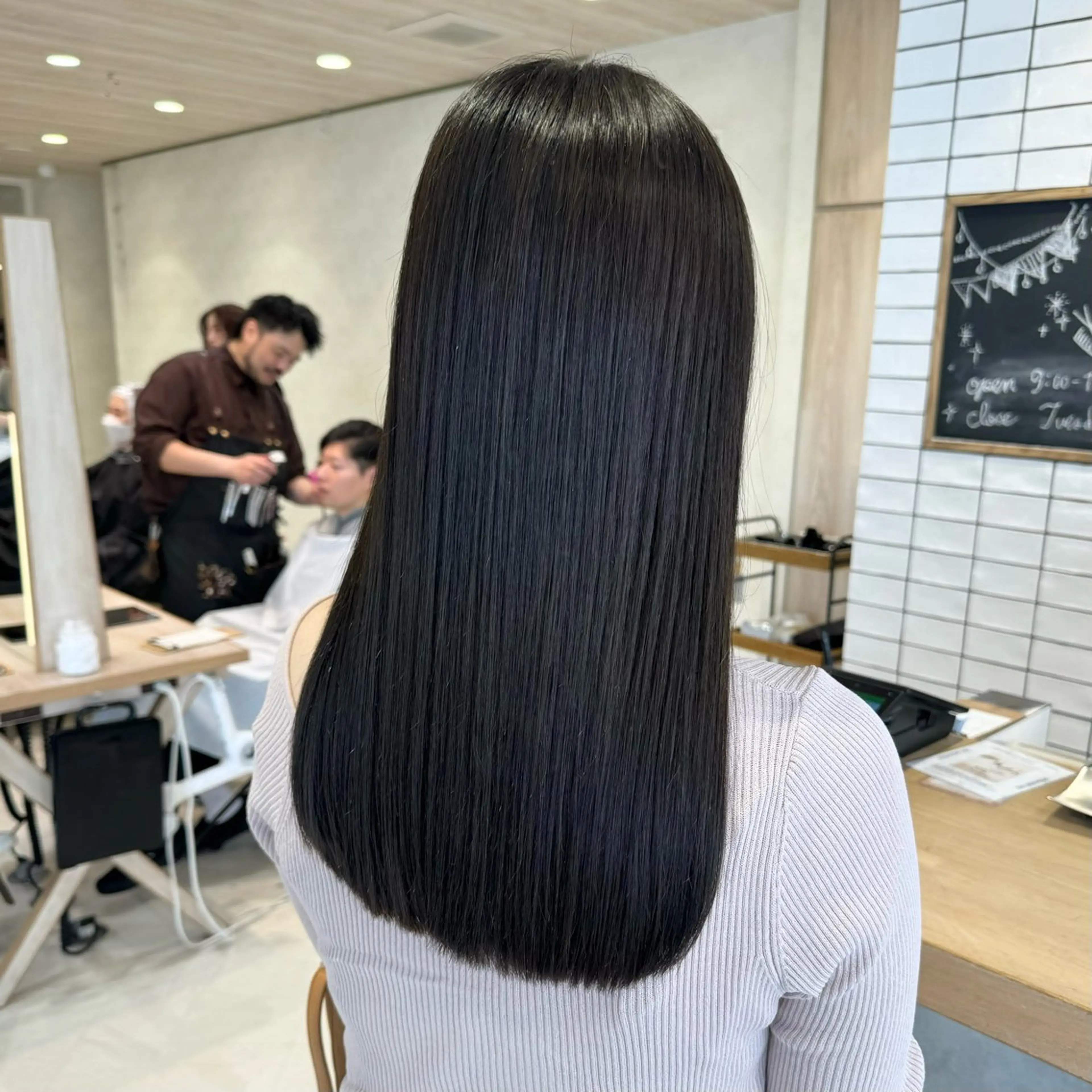 ロング カラー フェザー/ニュアンス パーマ/ryutoのヘアスタイル