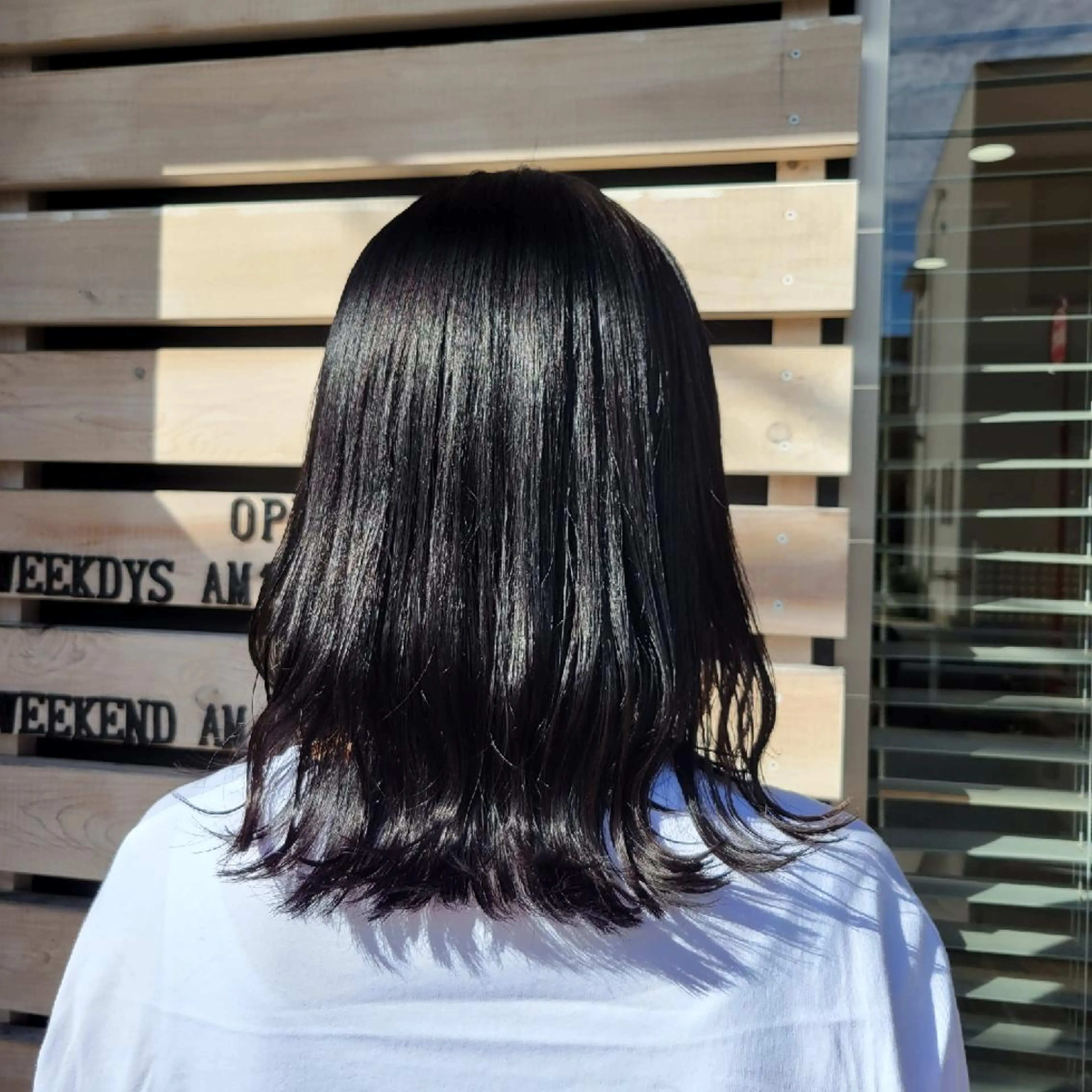 ミディアム カラー な ほのヘアスタイル