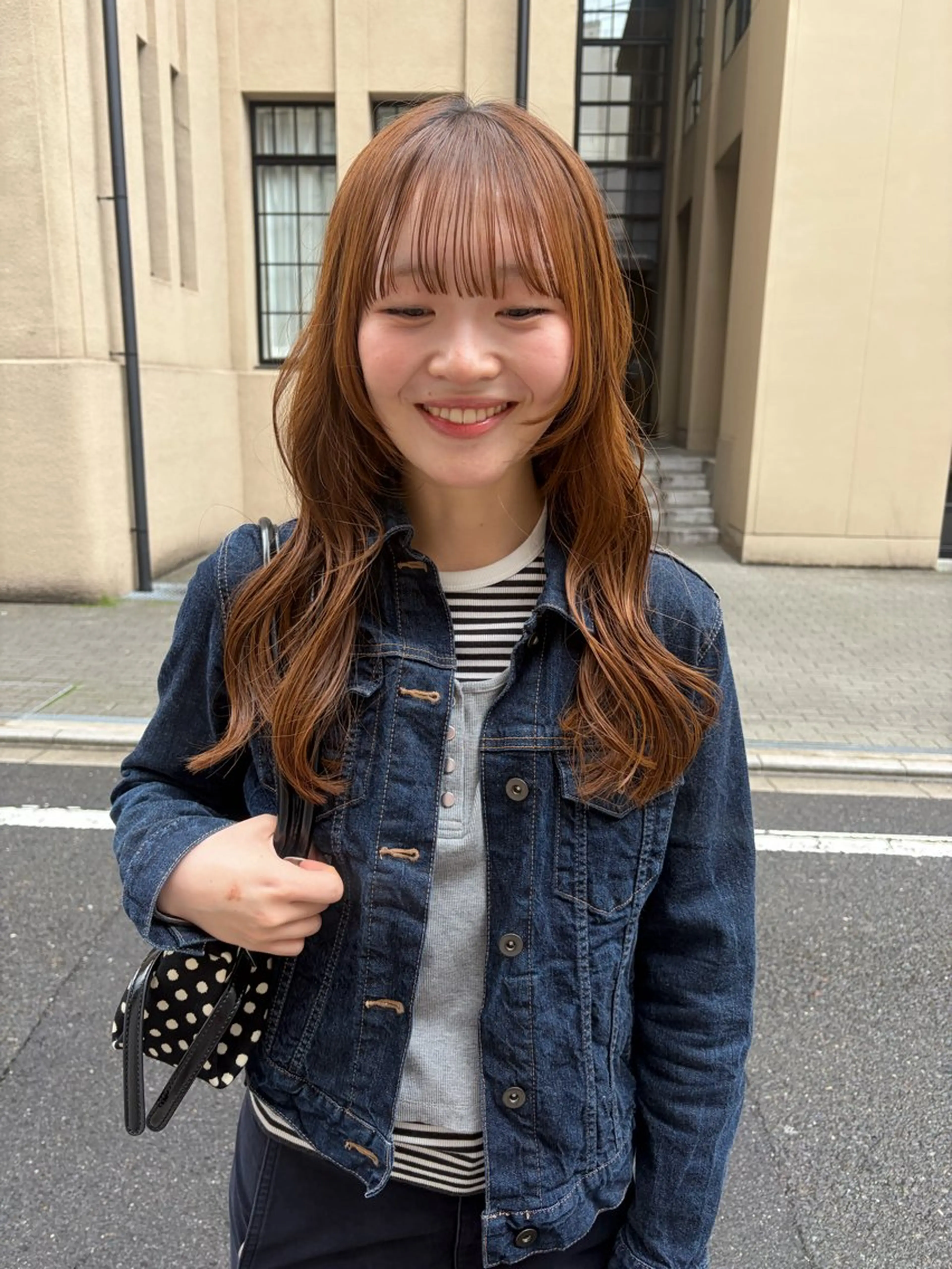 ミディアム レイヤーカット rin 京都美容室のヘアスタイル
