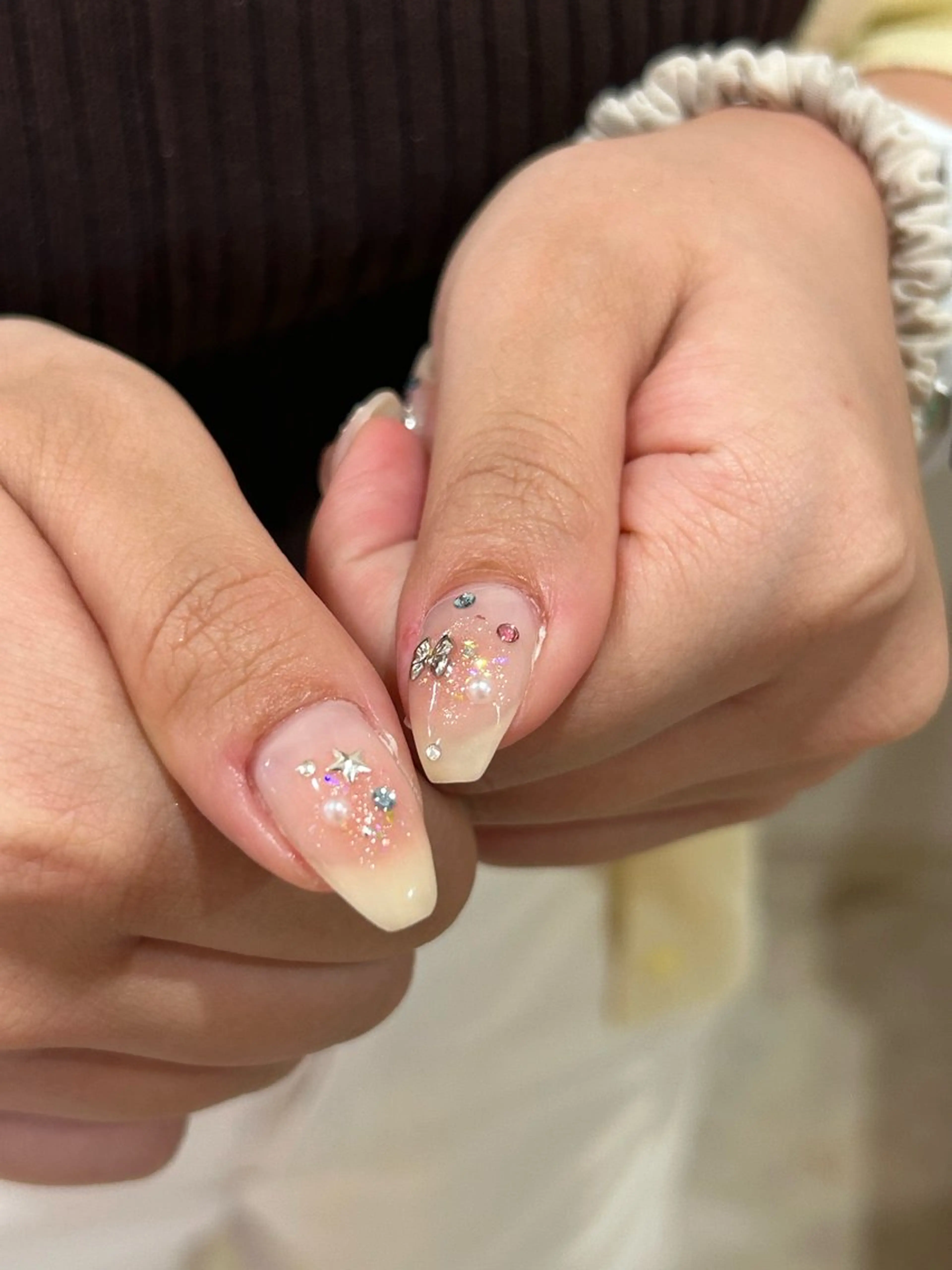 ネイル フレンチネイル マグネットネイル ニュアンスネイル オフィスネイル ワンカラーネイル ハンドネイル Bianca栄店 みさとのネイルデザイン