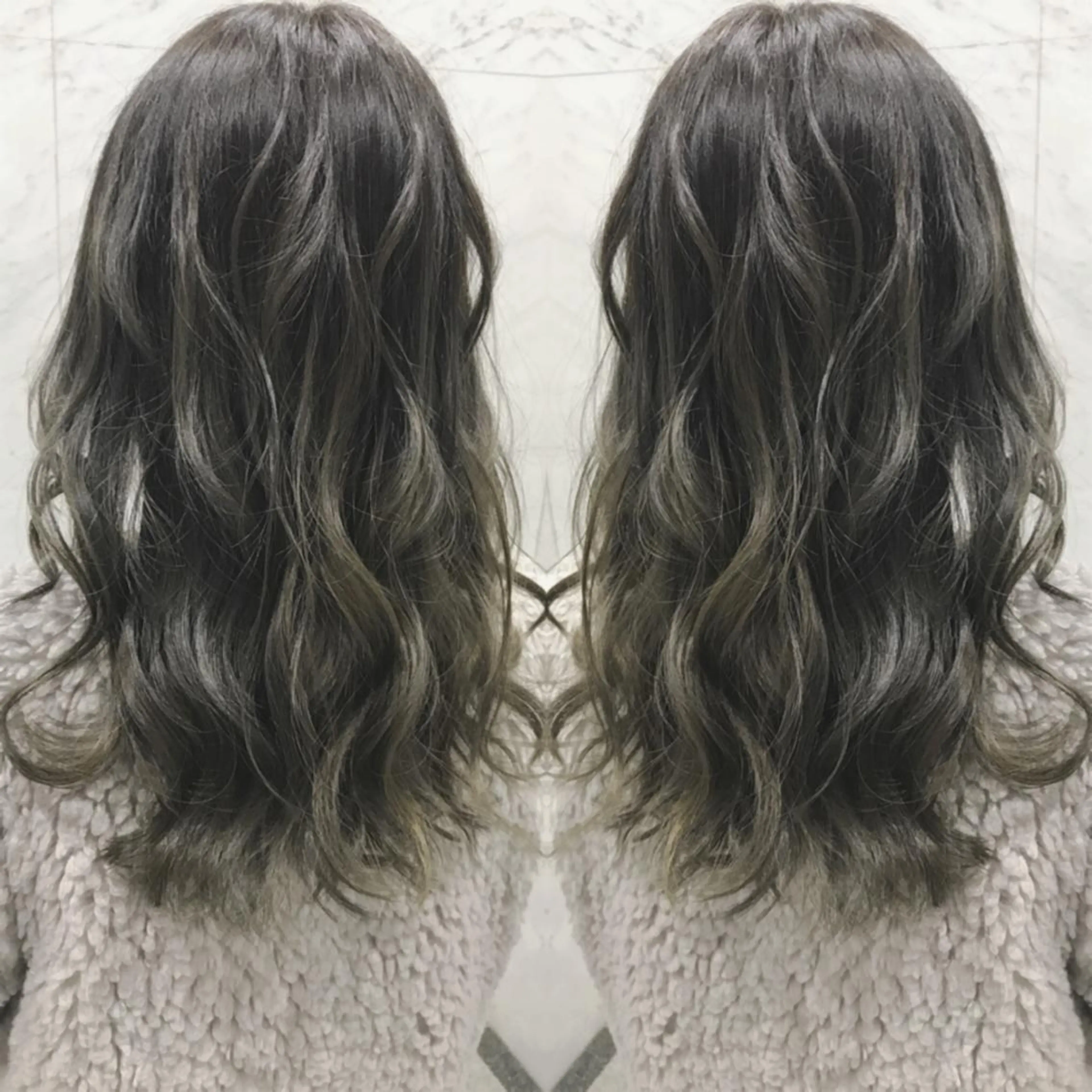 カット & ダブルカラー&ファイバープレックスの写真