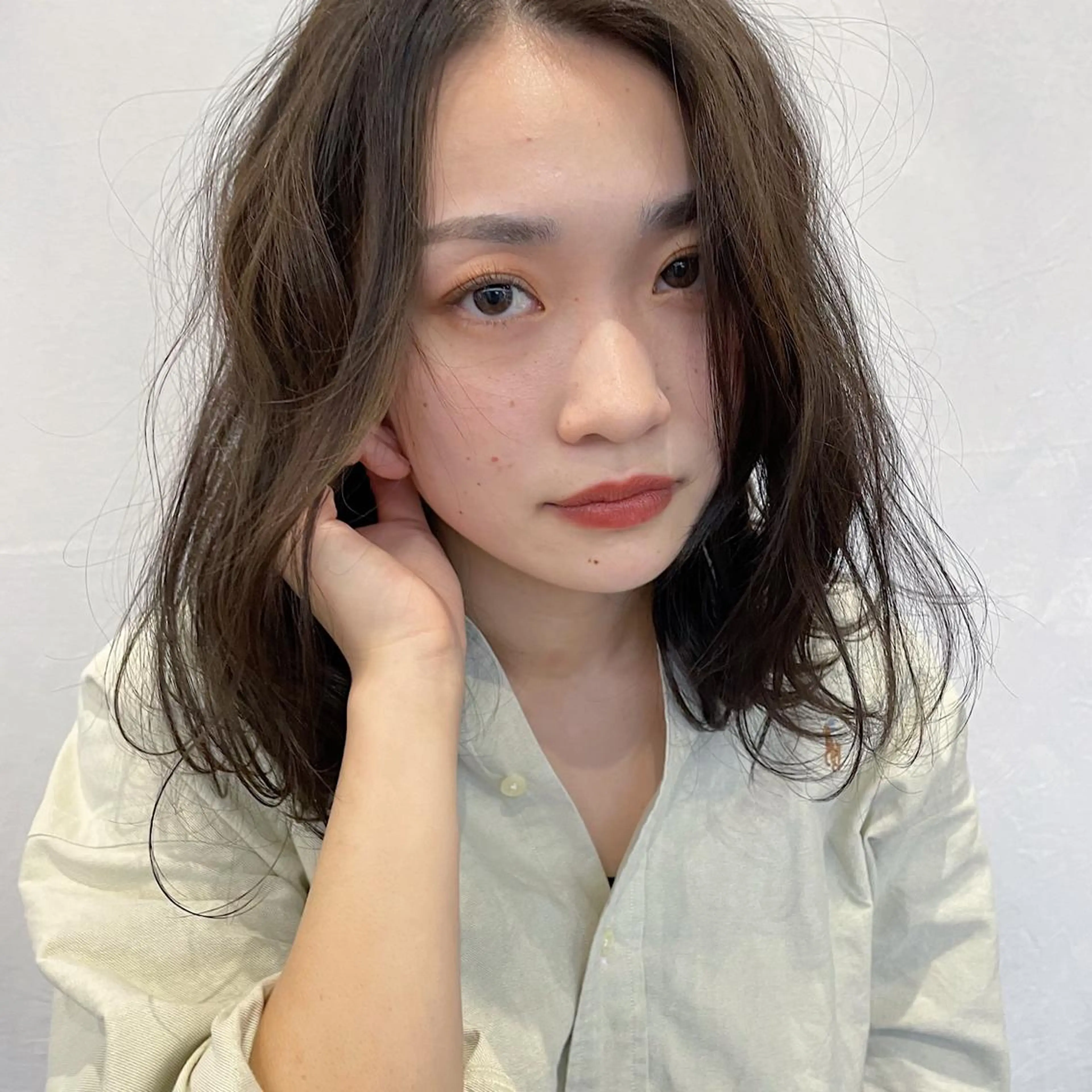 ミディアム カラー パーマ/パーマ落とし 【Kouta】のヘアスタイル