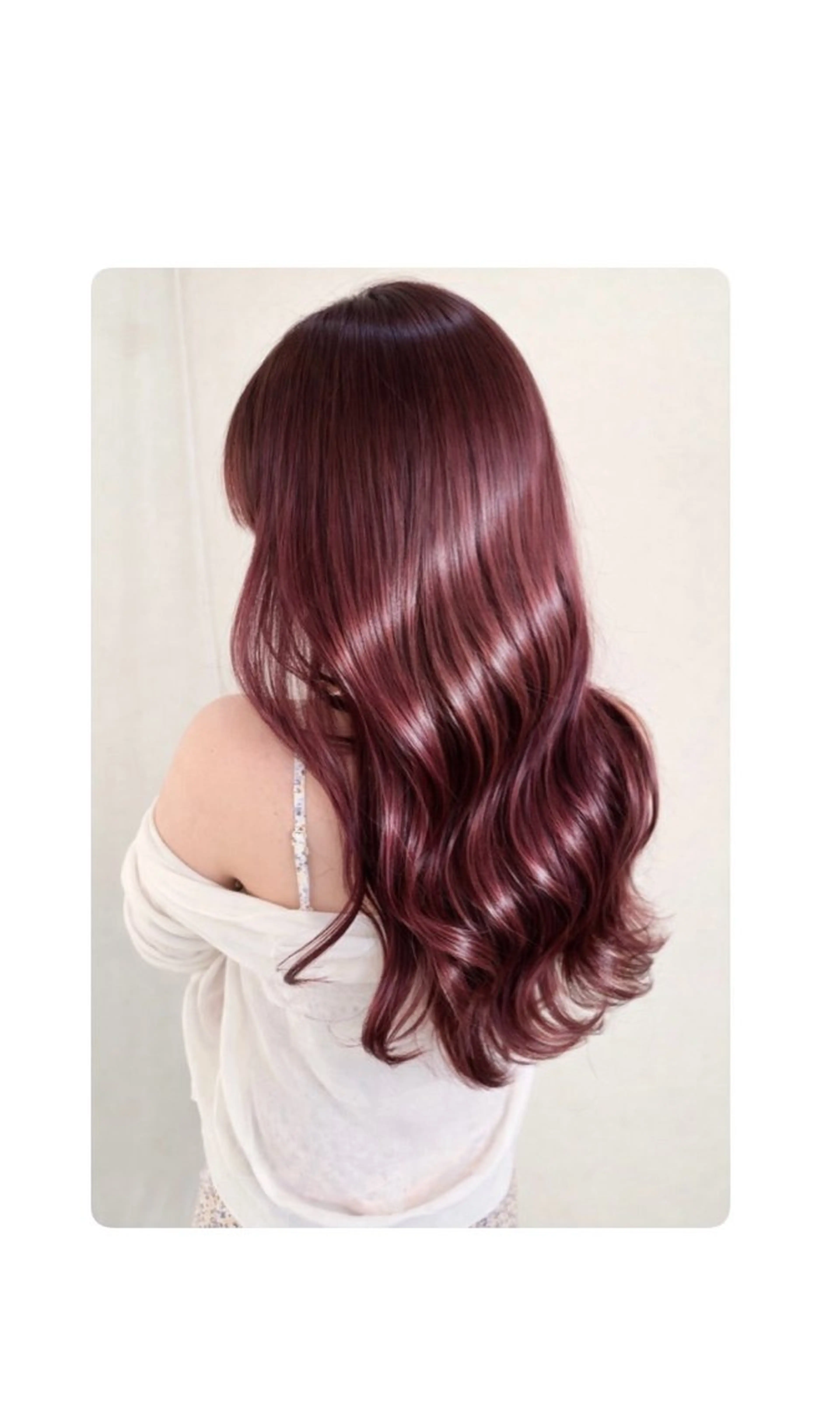 ロング カット ヘアカラー .ˬ.☁️ྀི森本 怜奈ฅ⌯ ·̫ ⌯^のヘアスタイル