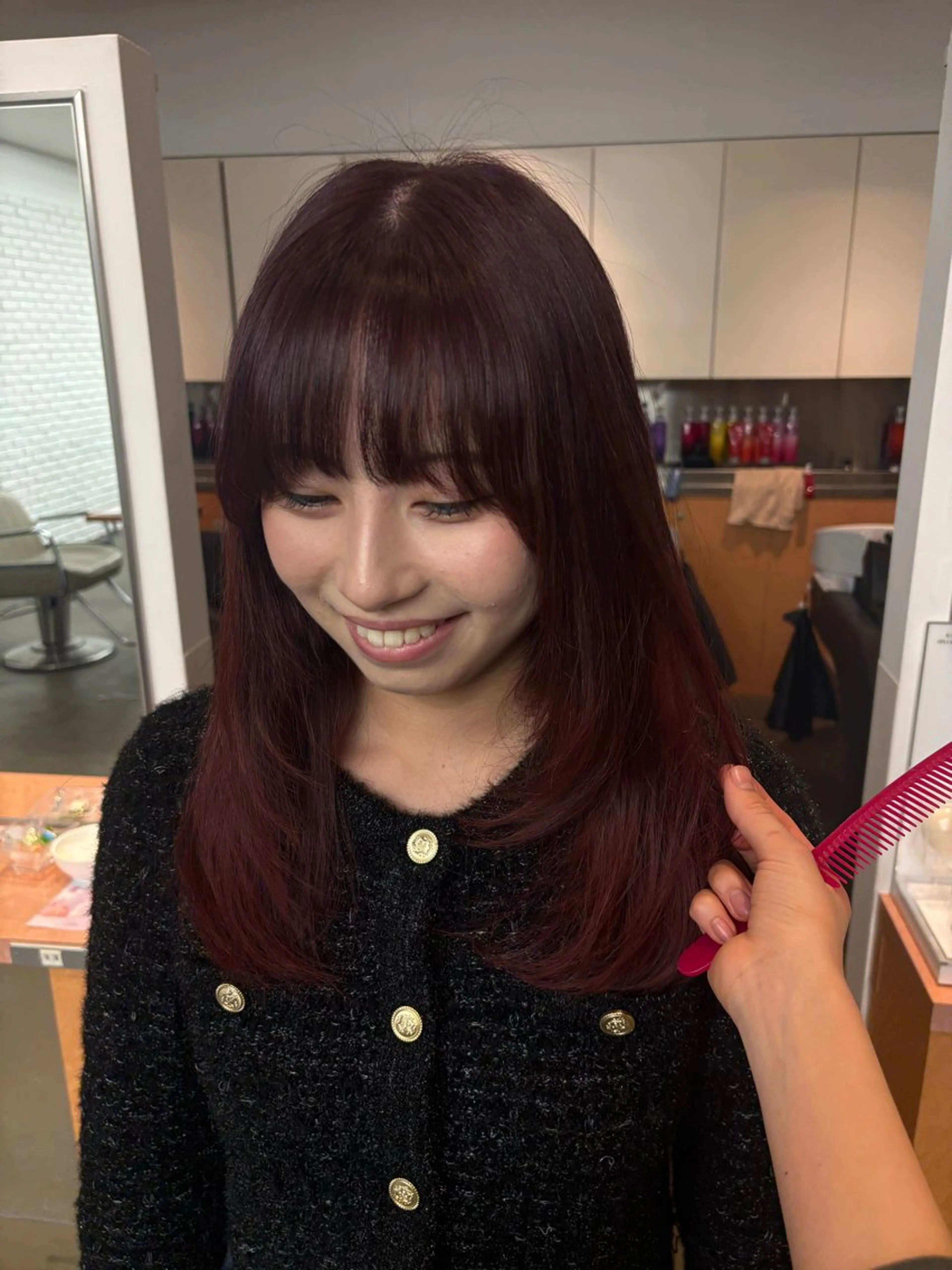 カラー ヘアカラー ヘアセット riko表参道/ ボブ/アンニュイヘアのヘアスタイル