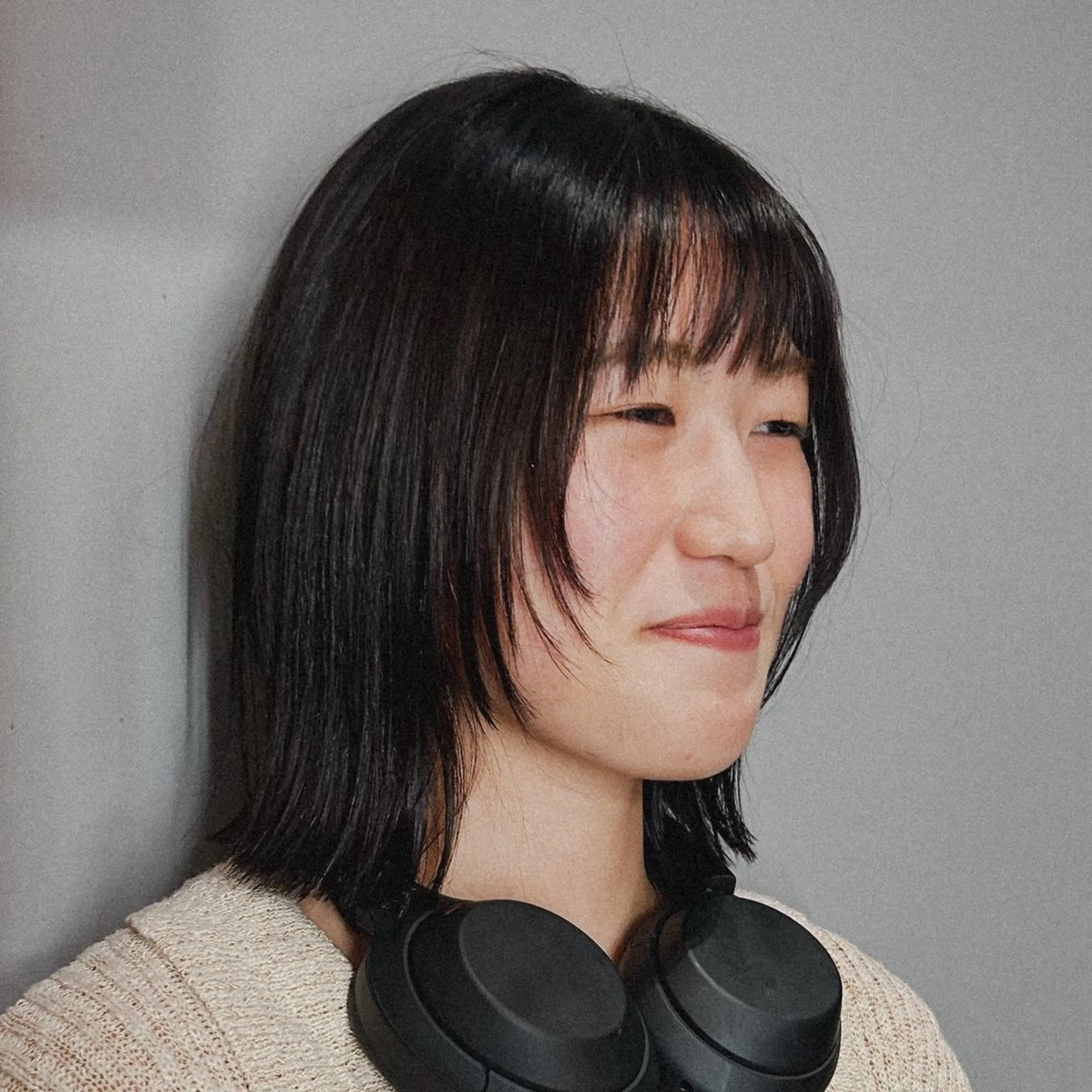 ミディアム ボブ 顔まわりレイヤー レイヤーカット 外ハネヘア 🌿ボブ パーマ高橋啓太🌿のヘアスタイル