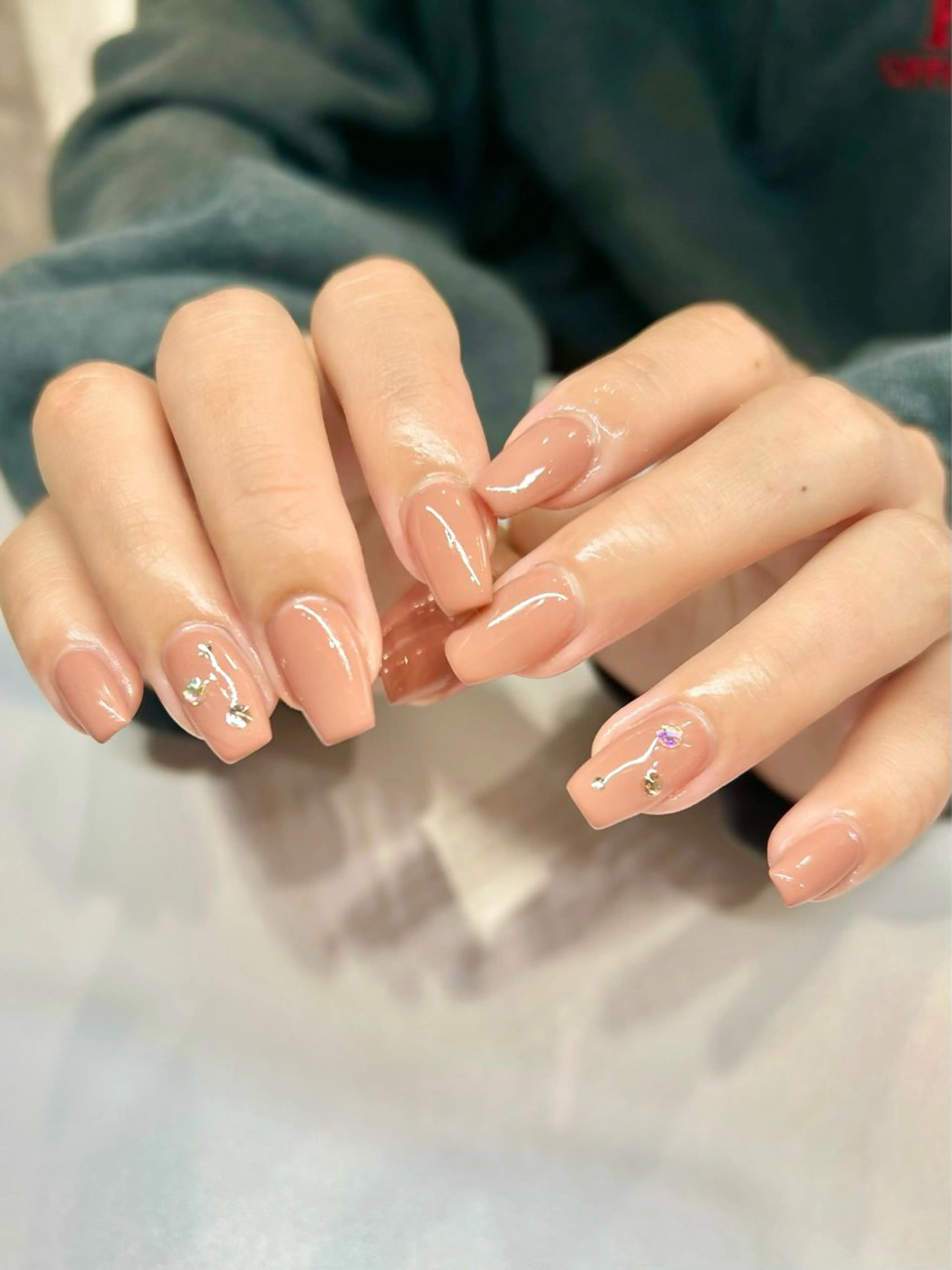 ネイル ワンカラーネイル ハンドネイル welina Miyukiのネイルデザイン