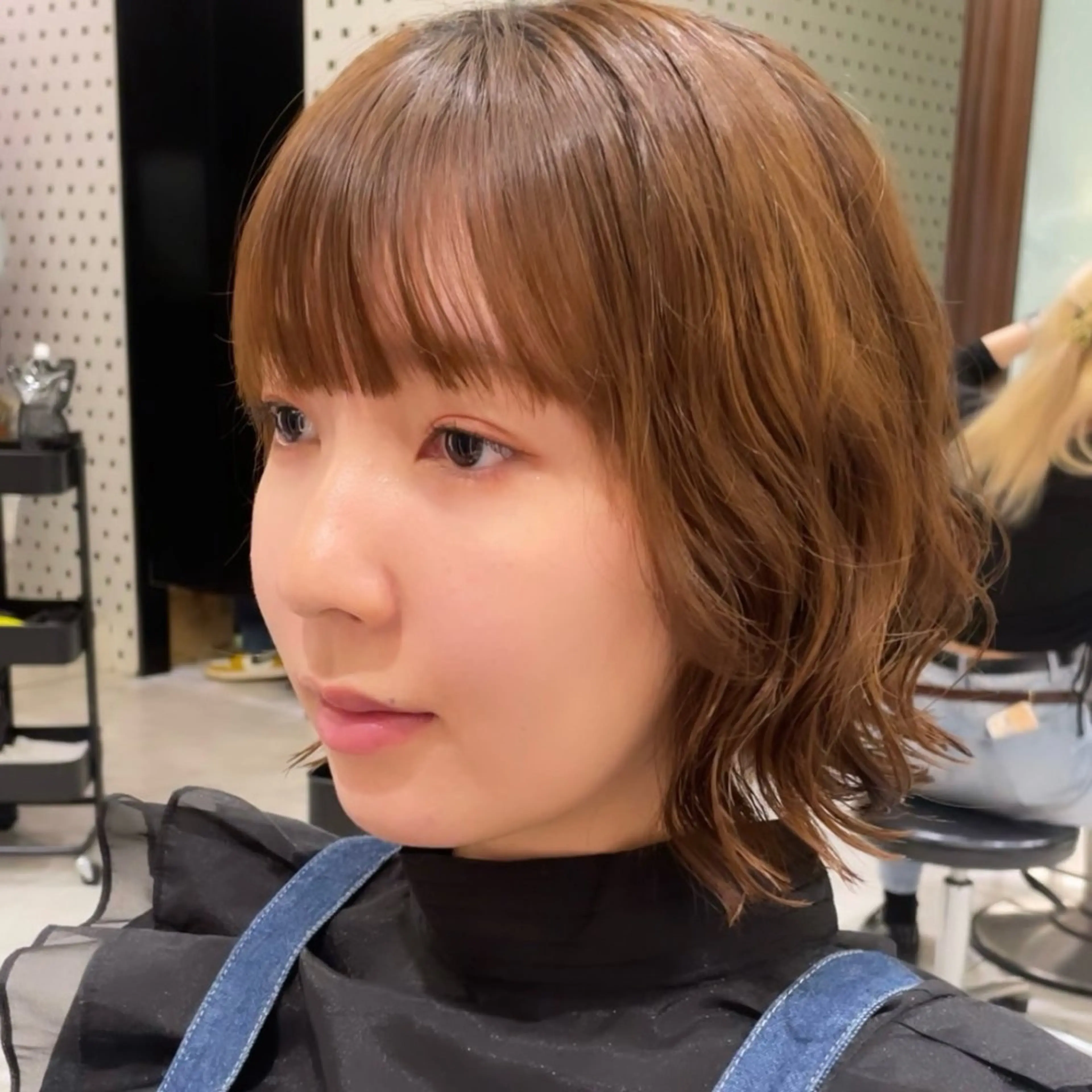 ショート パーマ ボブ プードルパーマ カット パーマ ボブパーマ 🌷ヨシカワハナコのヘアスタイル