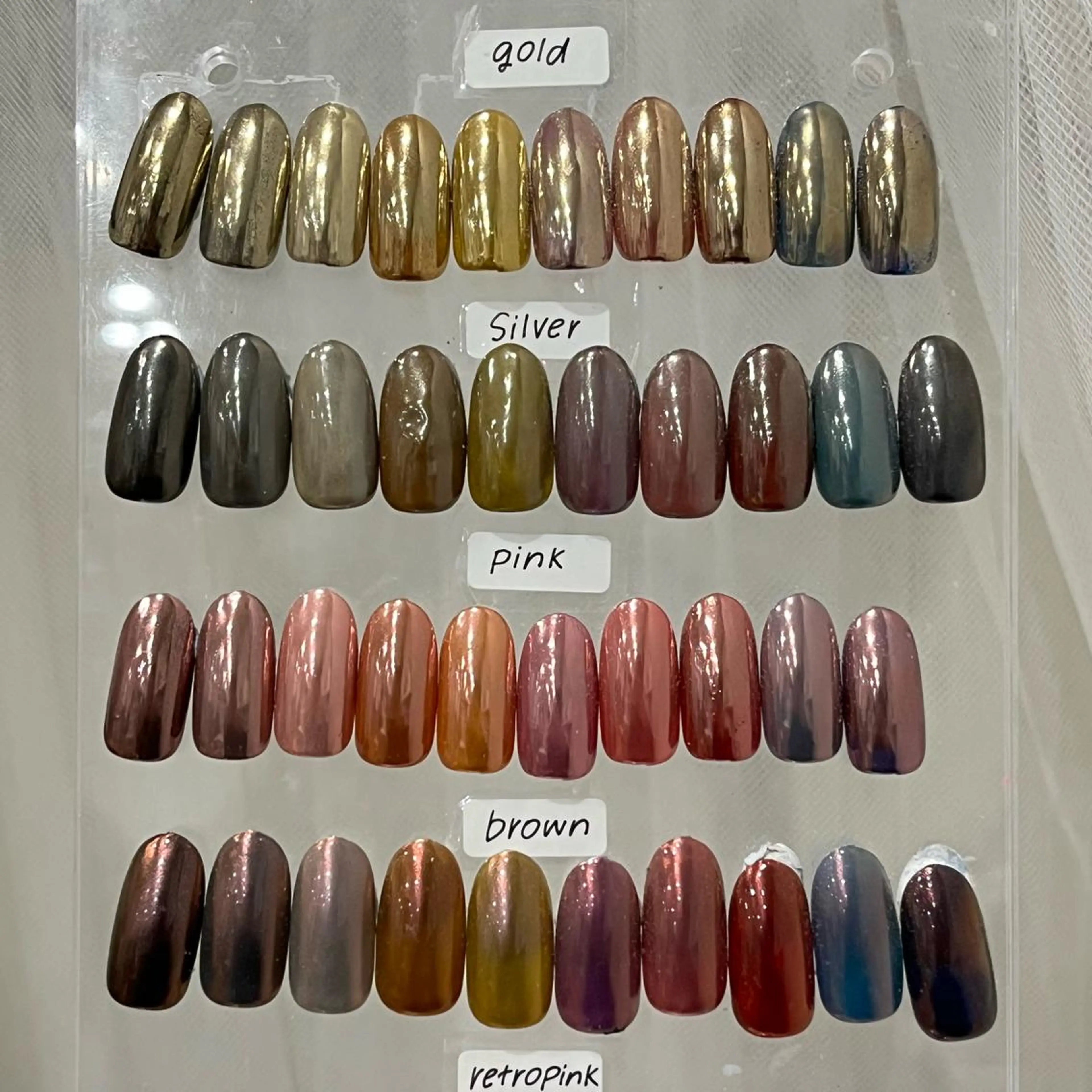 ネイル ミラーネイル BeautyLine あやかのネイルデザイン