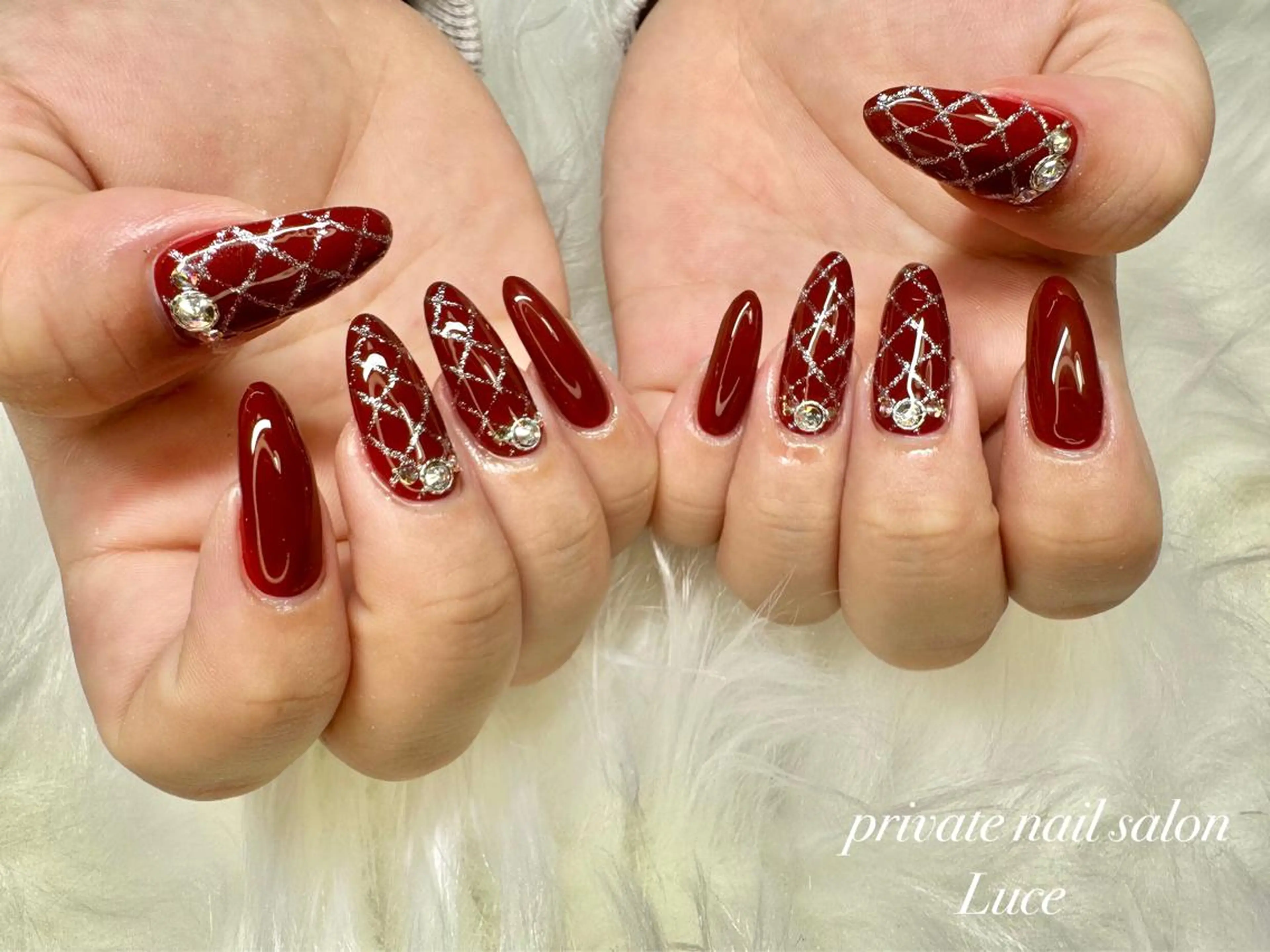 ネイル ロングネイル ハンドネイル nailsalon Luce🕊️のネイルデザイン