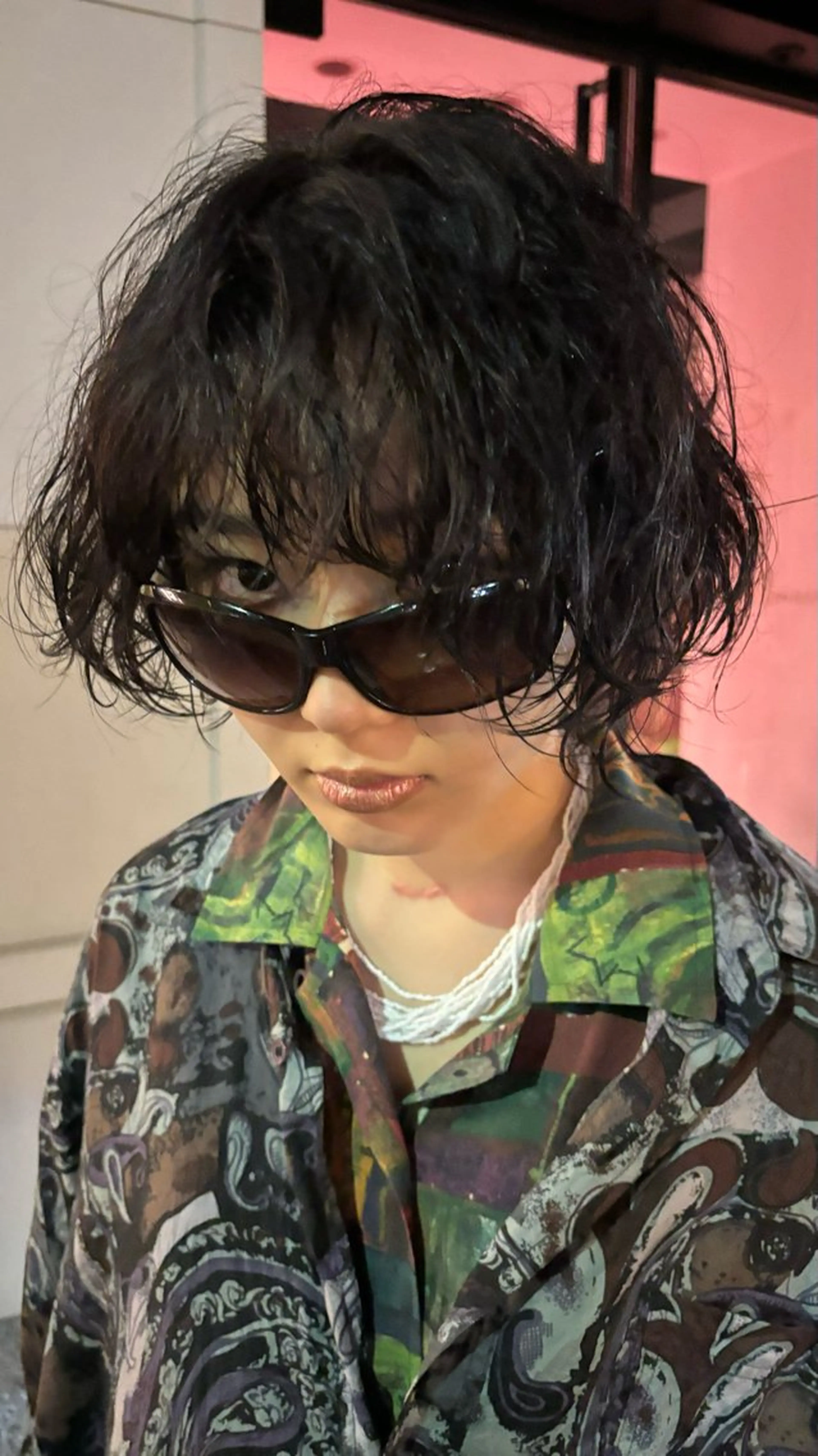 ショート カラー パーマ ヘアアレンジ ヘアカラー トリートメント ヘッドスパ marino マリノのヘアスタイル