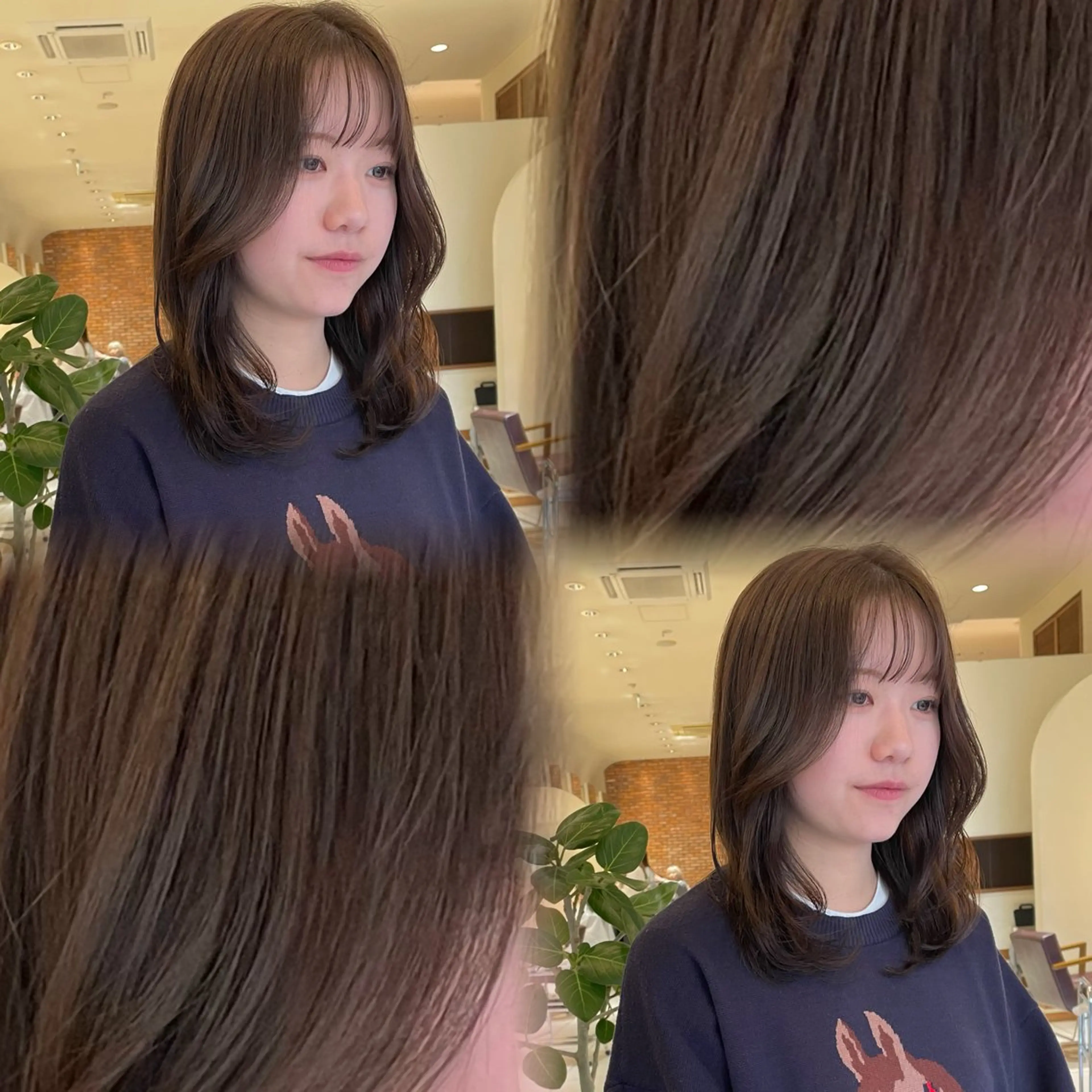 ミディアム 似合わせヘア🤎透明 感カラー🤎MIKAのヘアスタイル