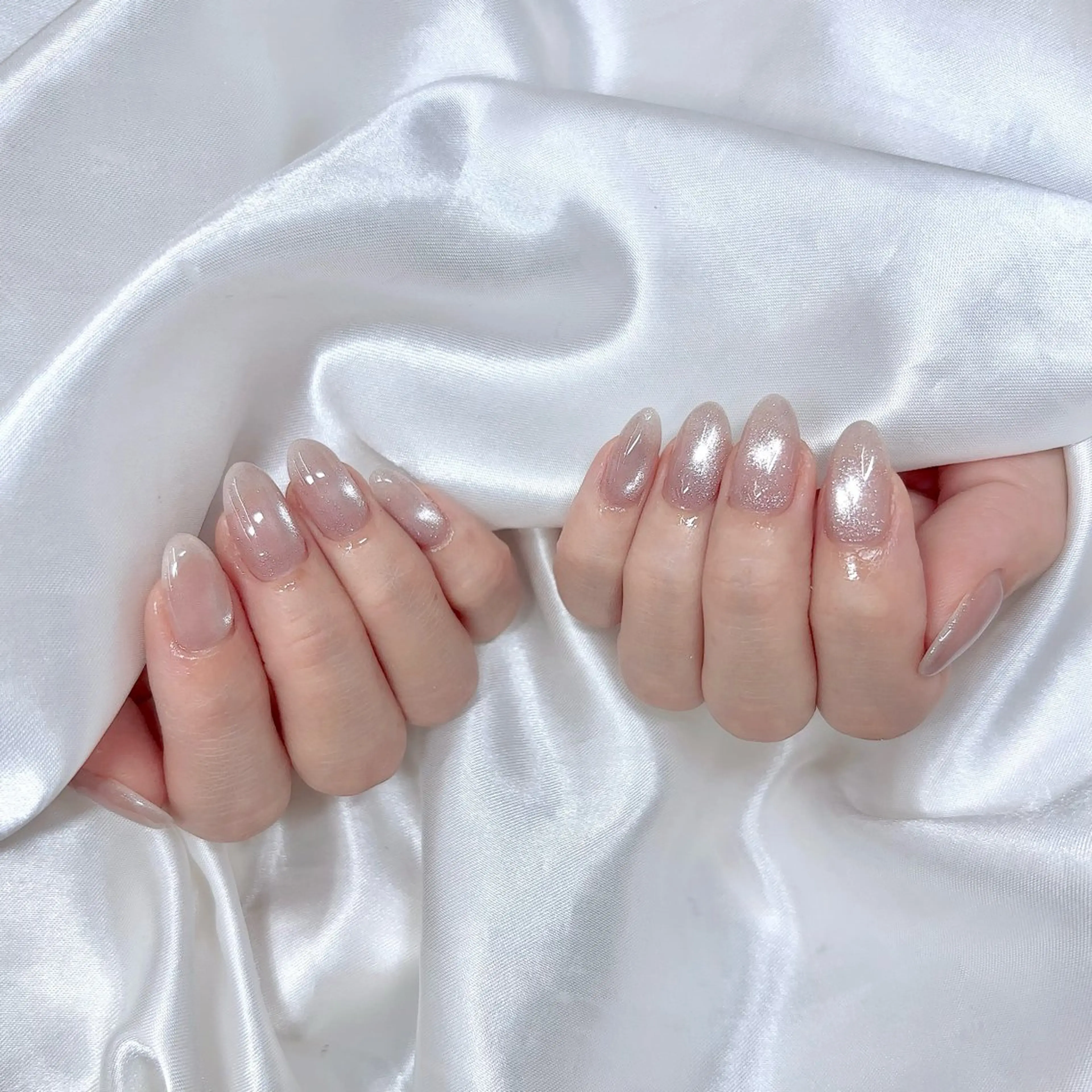 ネイル 氷ネイル・うるうるネイル ハンドネイル 京橋/ Lance nail Minaのネイルデザイン